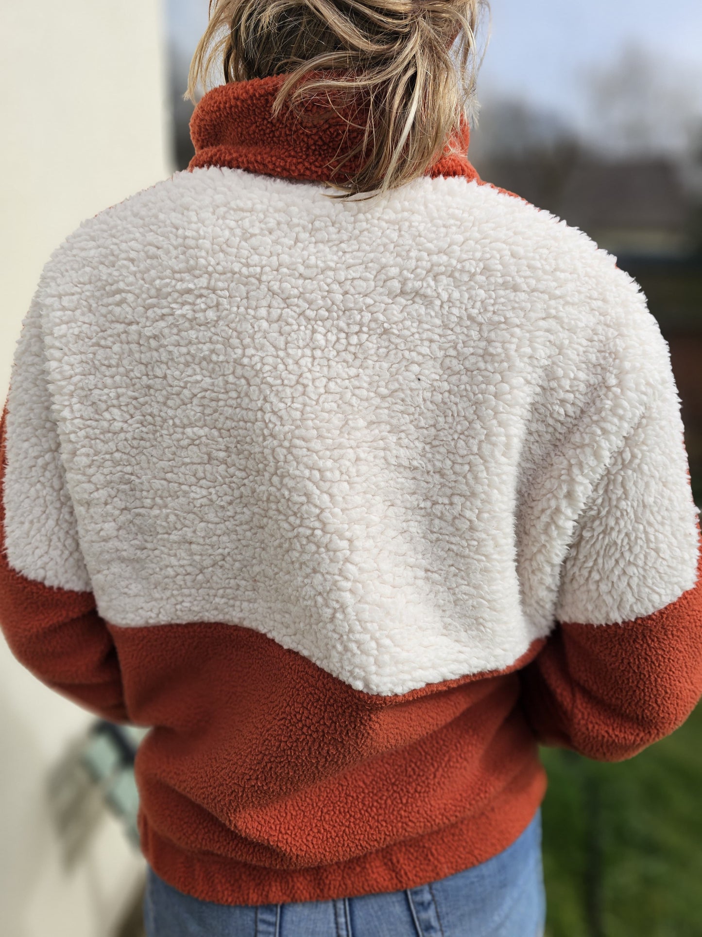 Columbia Ladies' Sherpa Fleece Half Snap Pullover - XL/ Extra Large