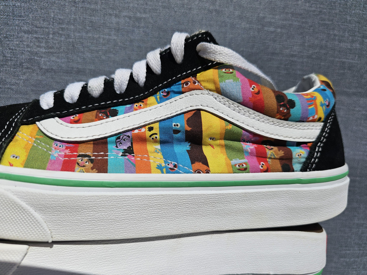 Awesome Vans X Sesame Street Low Top Sneakers Trainers Skate Shoes UK 7.5/41