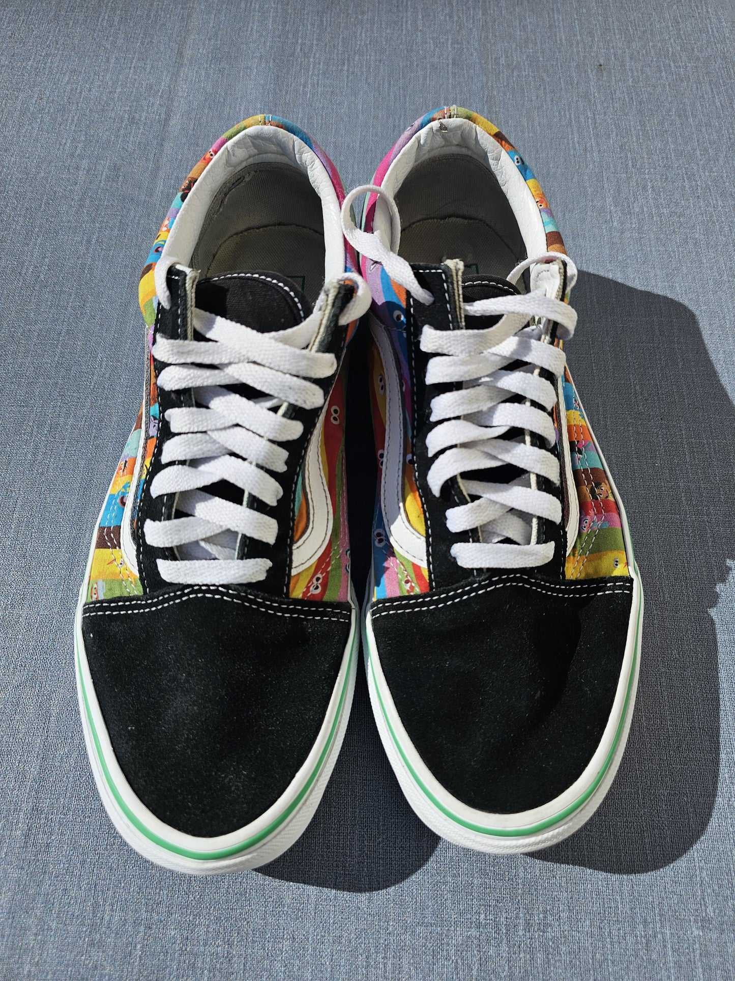 Awesome Vans X Sesame Street Low Top Sneakers Trainers Skate Shoes UK 7.5/41
