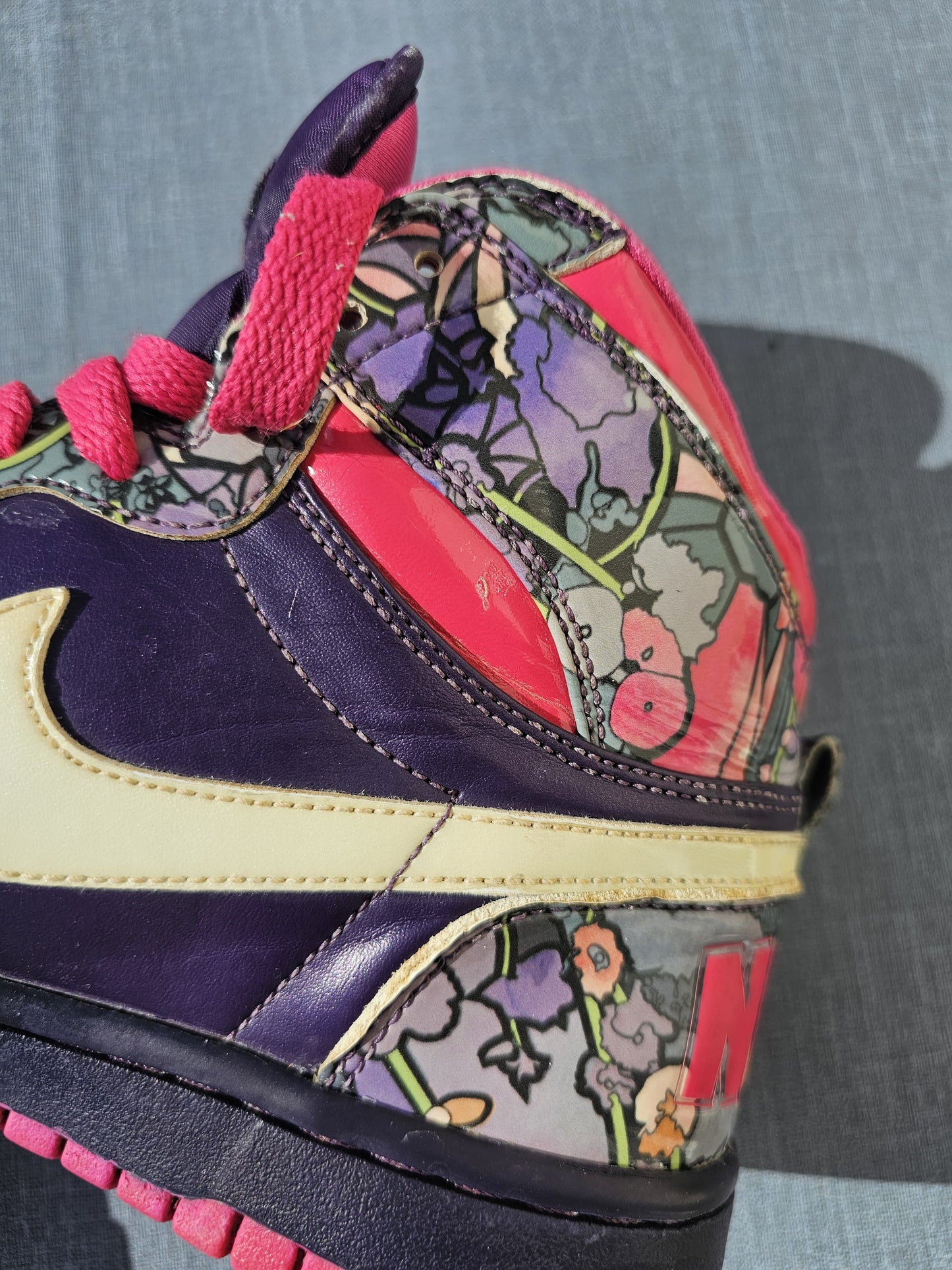 Nike Dunk-Women’s 2009 Vintage Grand High Top Trainers Sneakers UK 6 358858-511