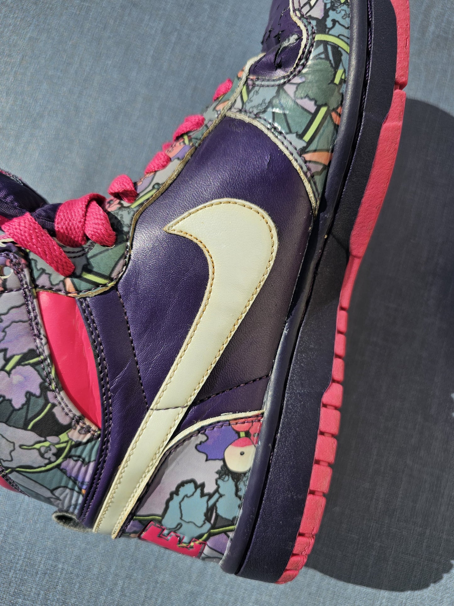 Nike Dunk-Women’s 2009 Vintage Grand High Top Trainers Sneakers UK 6 358858-511