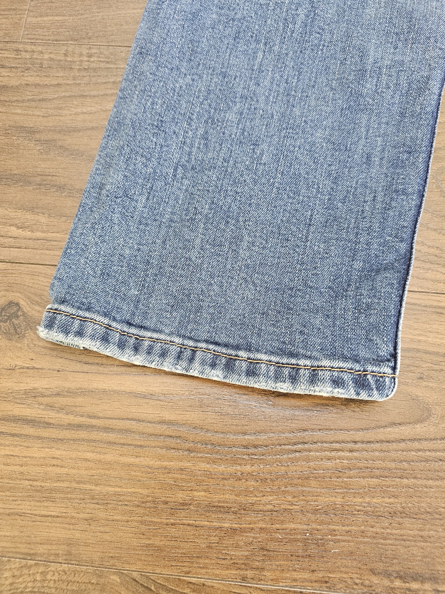 Levi's Mens Blue Jeans 513 Slim Straight Fit W34/28L Denim