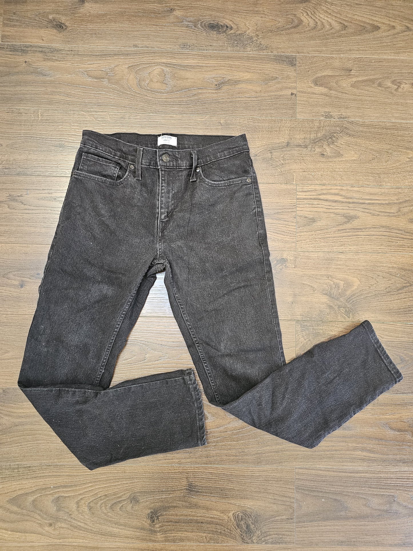 Levi's Mens Black Jeans 216 Slim Fit W31/30L Denim