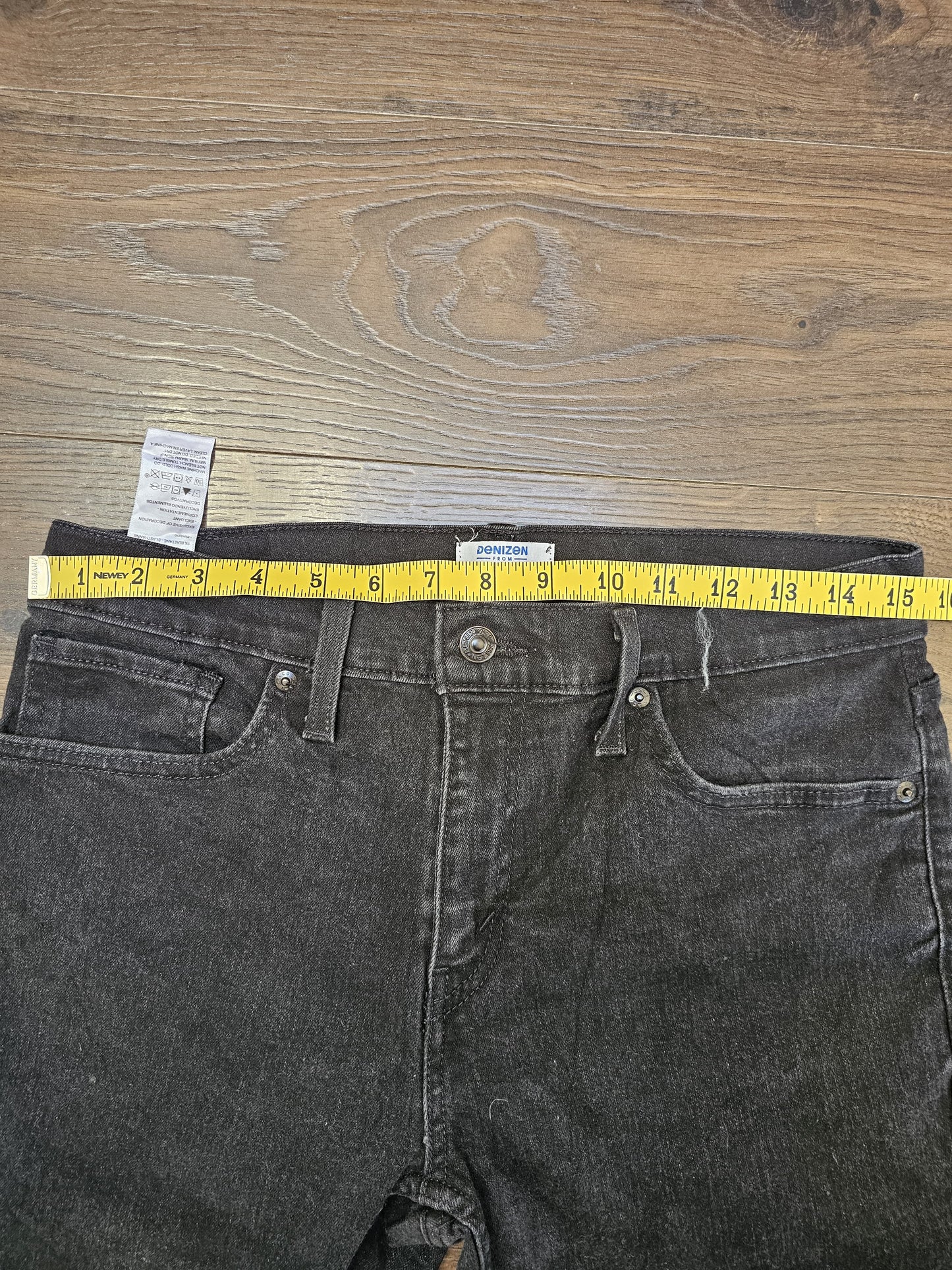 Levi's Mens Black Jeans 216 Slim Fit W31/30L Denim