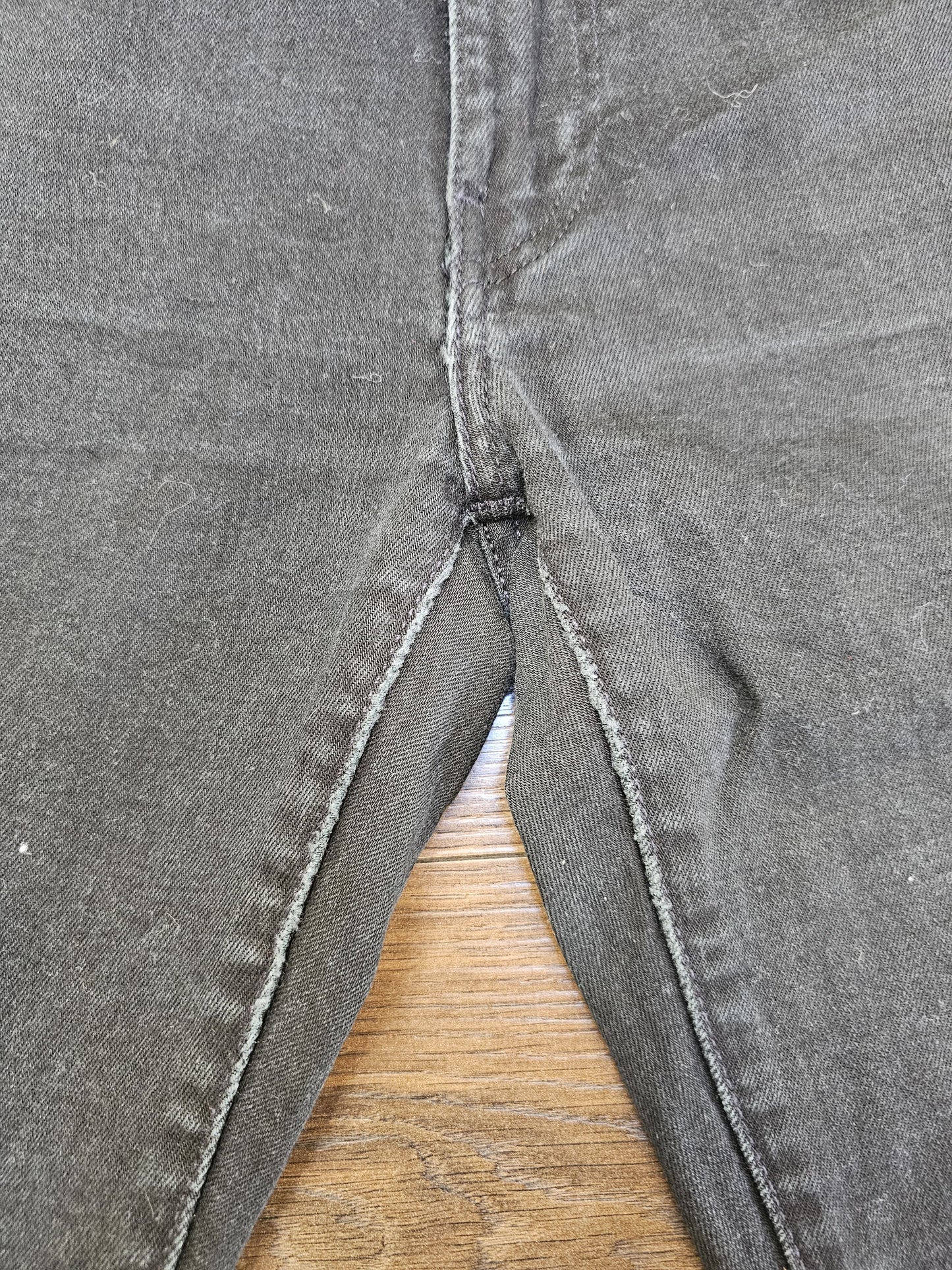 Levi's Mens Black Jeans 514 Straight Fit W36/31L Denim