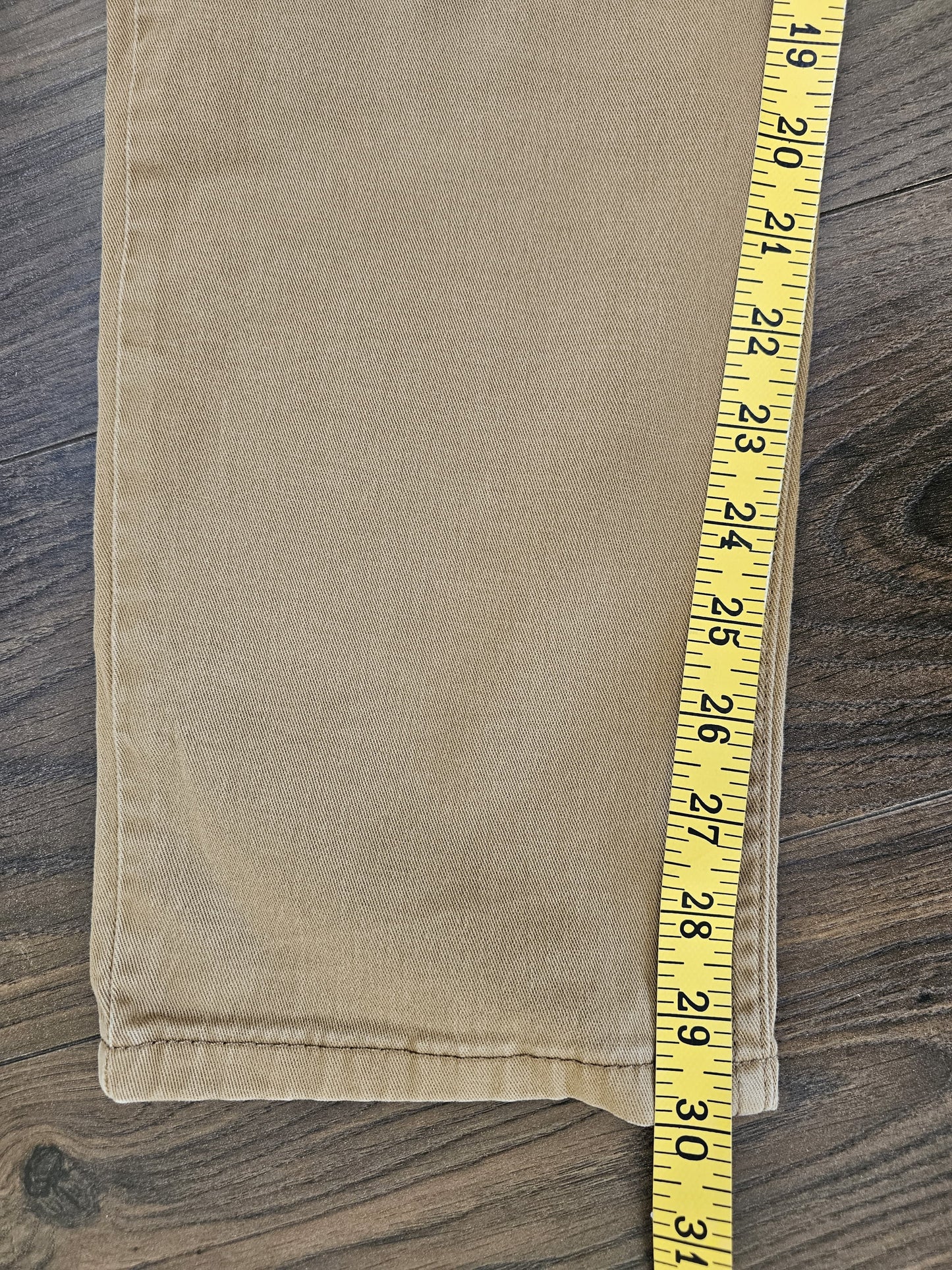 Levi's Mens Beige Jeans 502 Tapered Fit W33/30L Denim