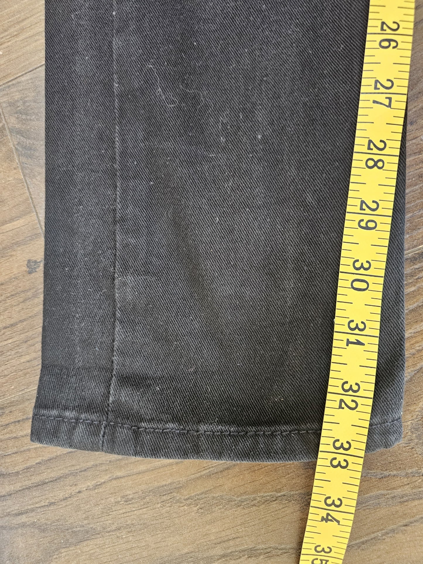 Levi's Mens Black Jeans 510 Skinny Fit W34/33L Denim