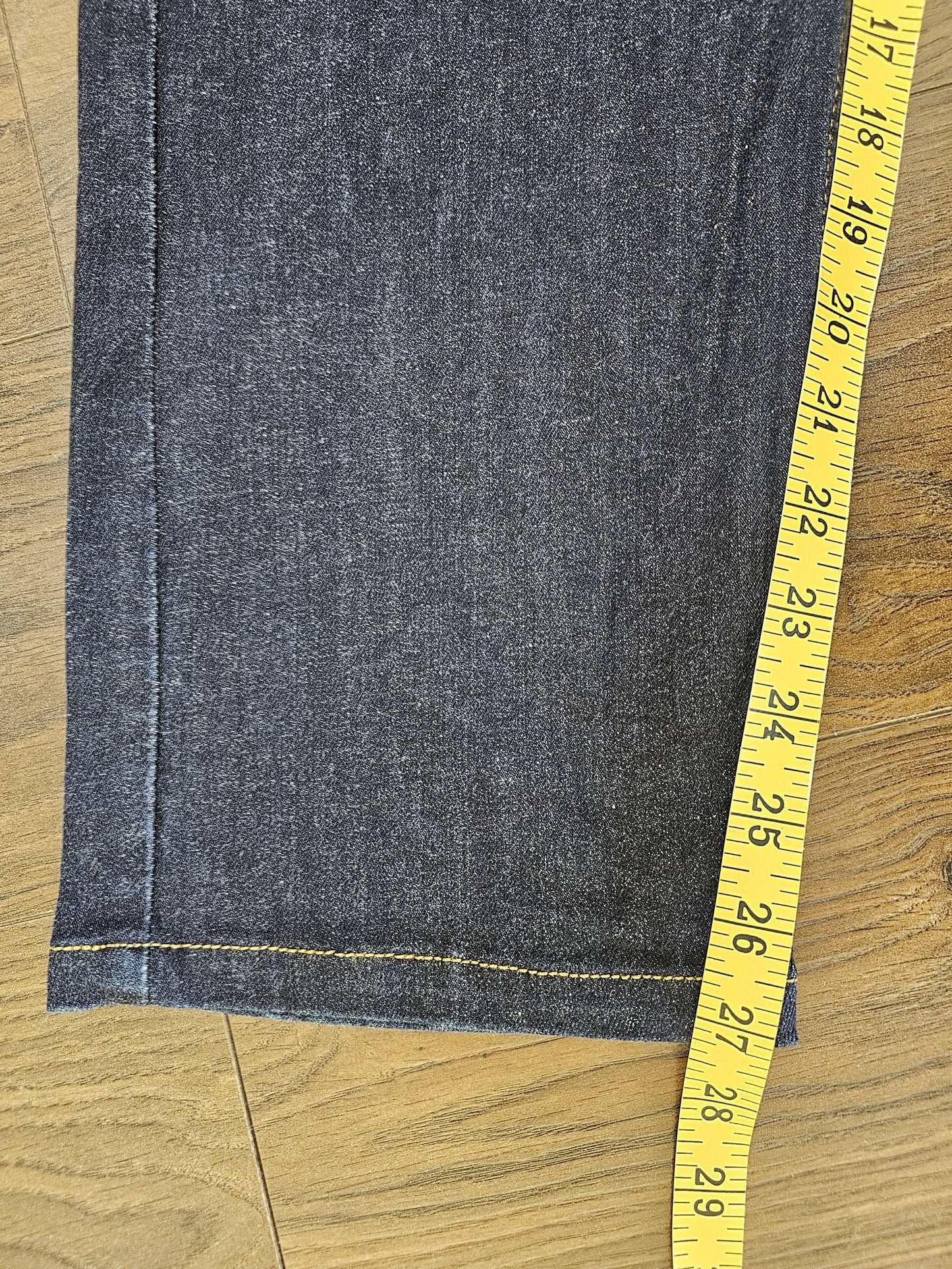 Levi's Mens Blue Jeans 502 Tapered Fit W34/27L Denim