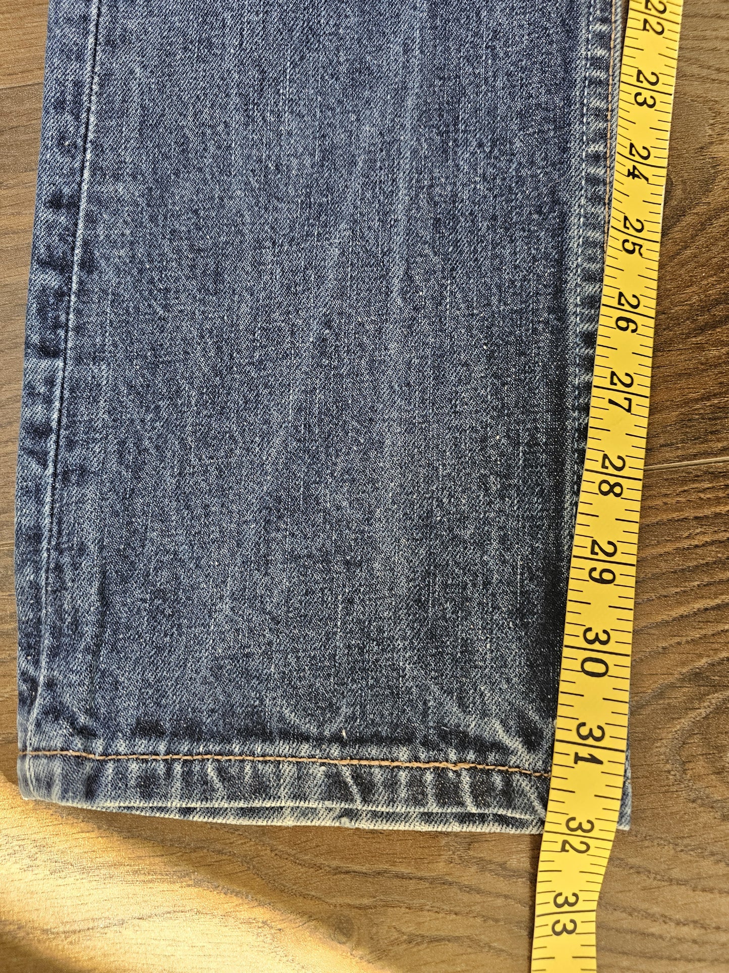 Levi's Vintage Womens Blue Jeans 535 Skinny Fit W28/32L Denim
