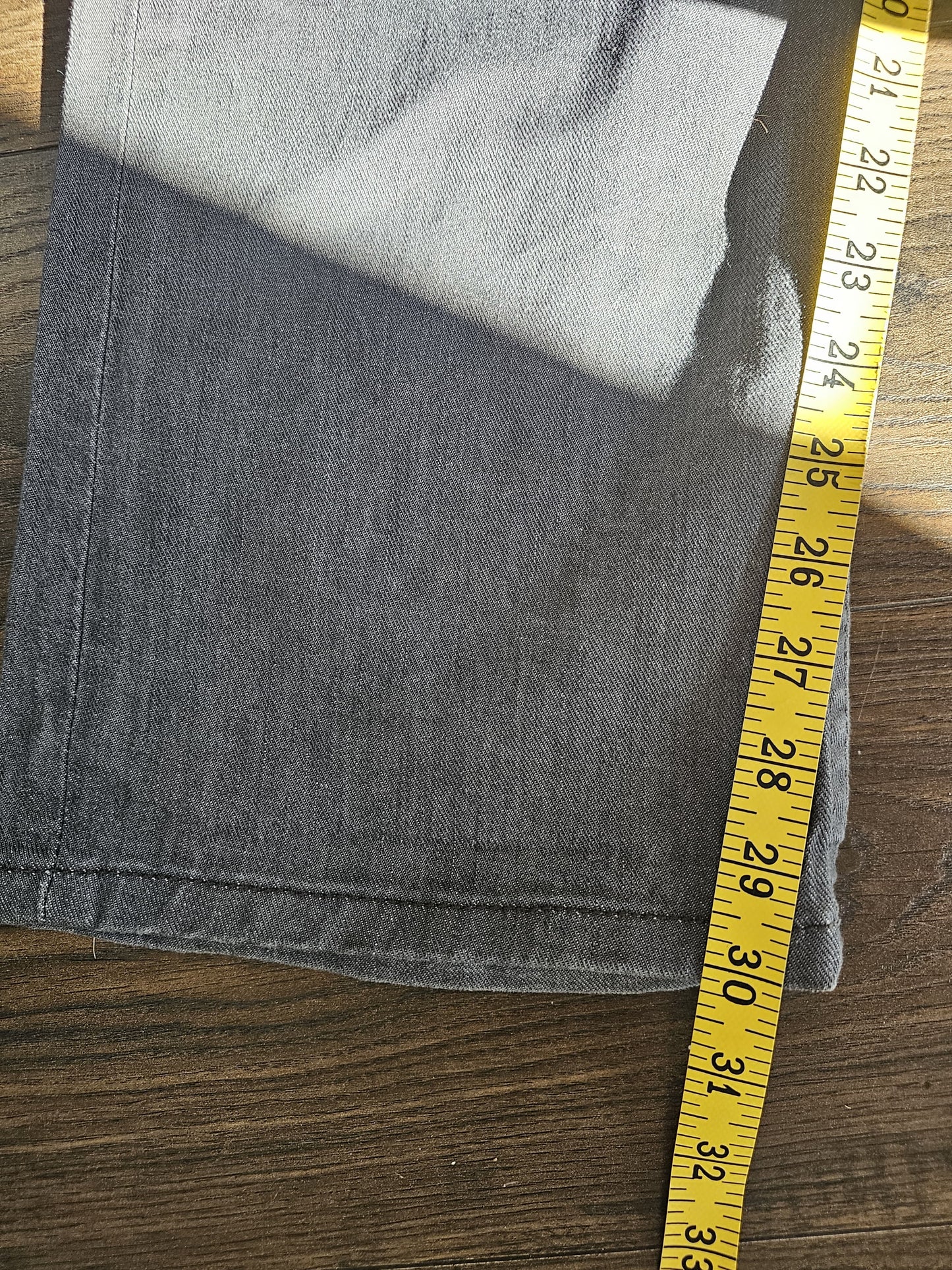 Levi's Mens Grey Jeans 514 Straight Fit W38/30L Denim