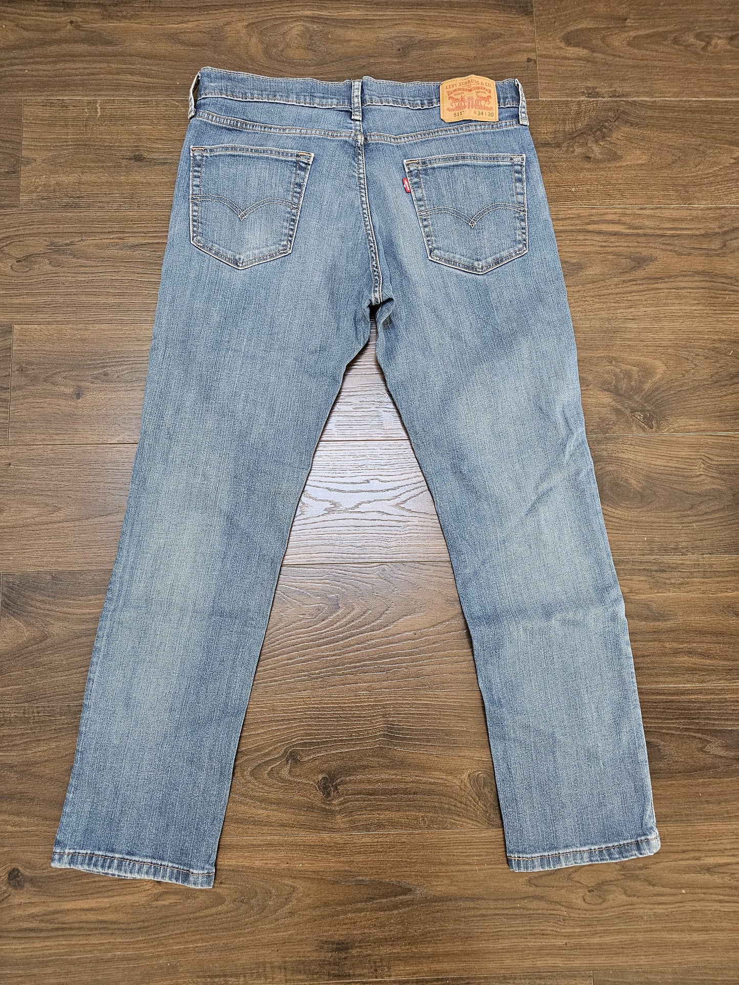 Levi's Mens Blue Jeans 511 Slim Fit W34/30L Denim