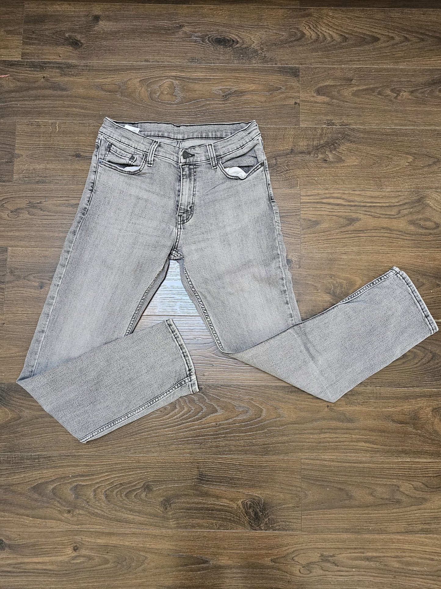 Levi's Mens Grey Jeans 511 Slim Fit W32/31L Denim