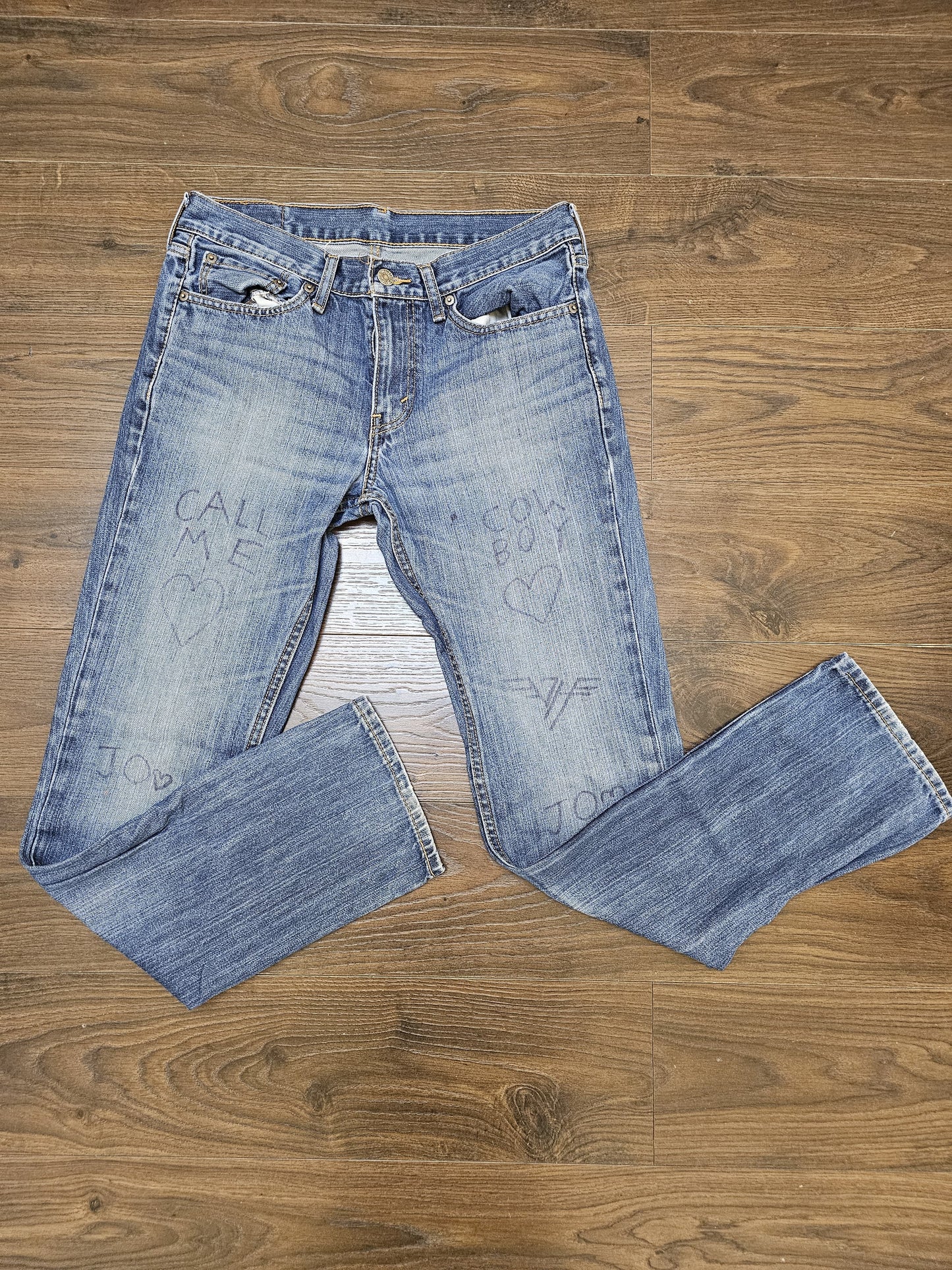 Levi's Mens Blue Jeans 511 Slim Fit W31/31L Denim