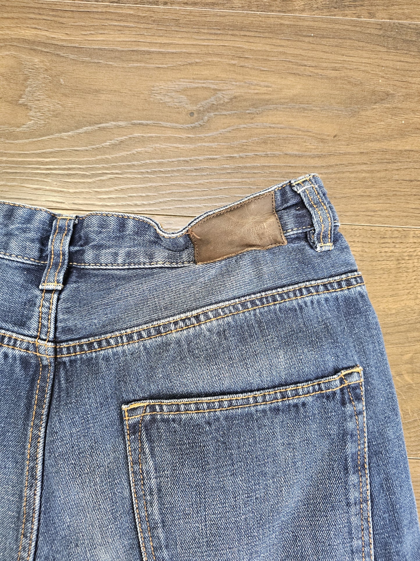 TU Mens Blue Jeans Straight Fit W32/29L Denim