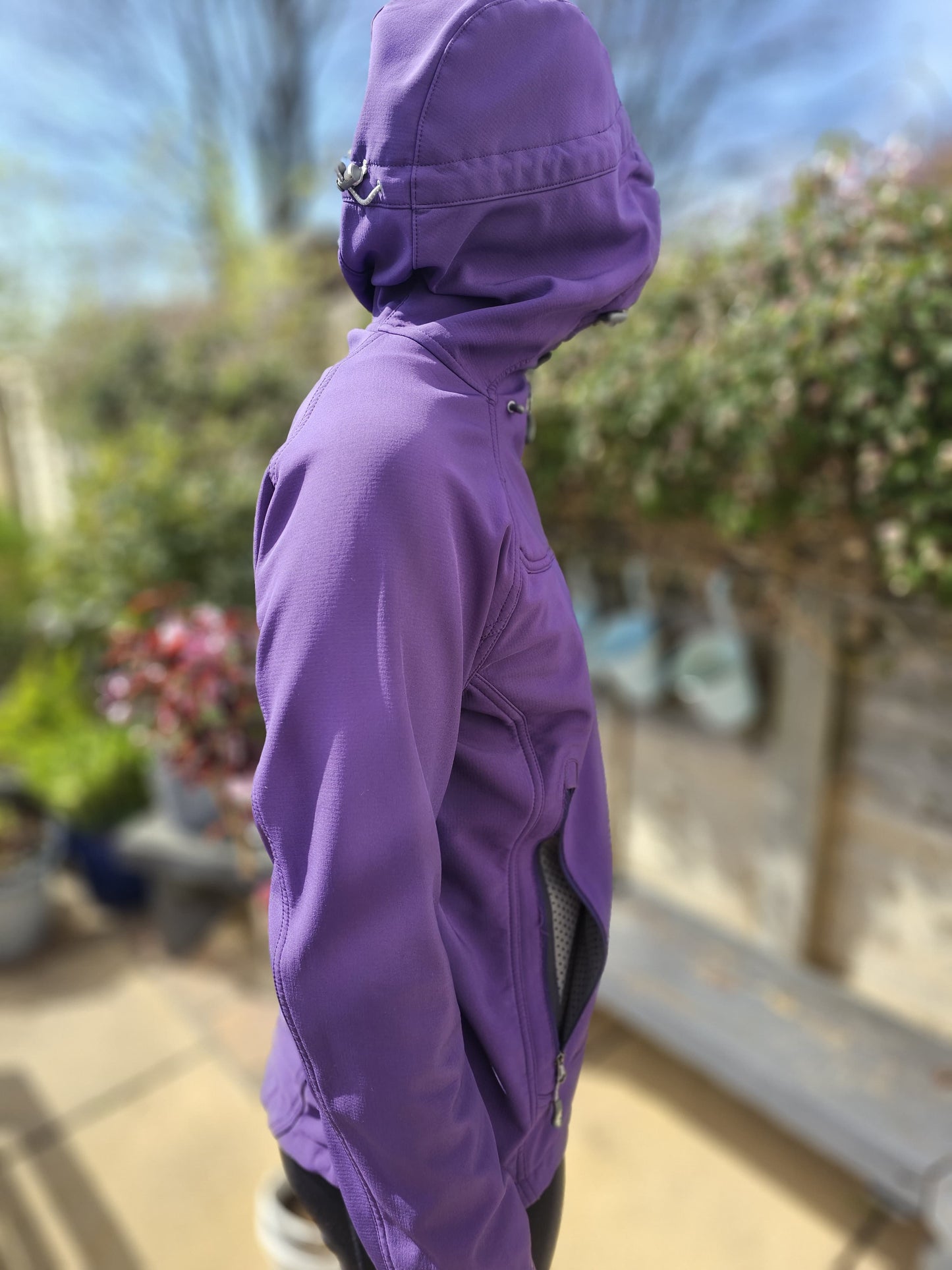 Rab Womens Baltoro Polartec Soft Shell Hooded Full Zip Jacket - UK 12