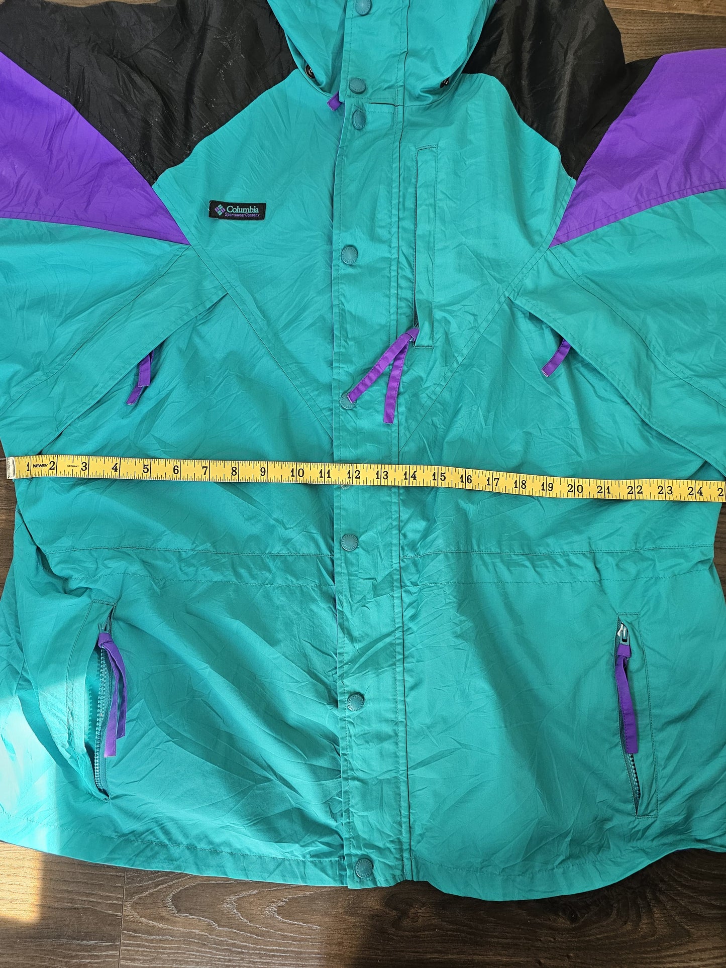 Vintage Columbia Tour De Sport Full Zip Windbreaker Jacket - L/XL - Unisex
