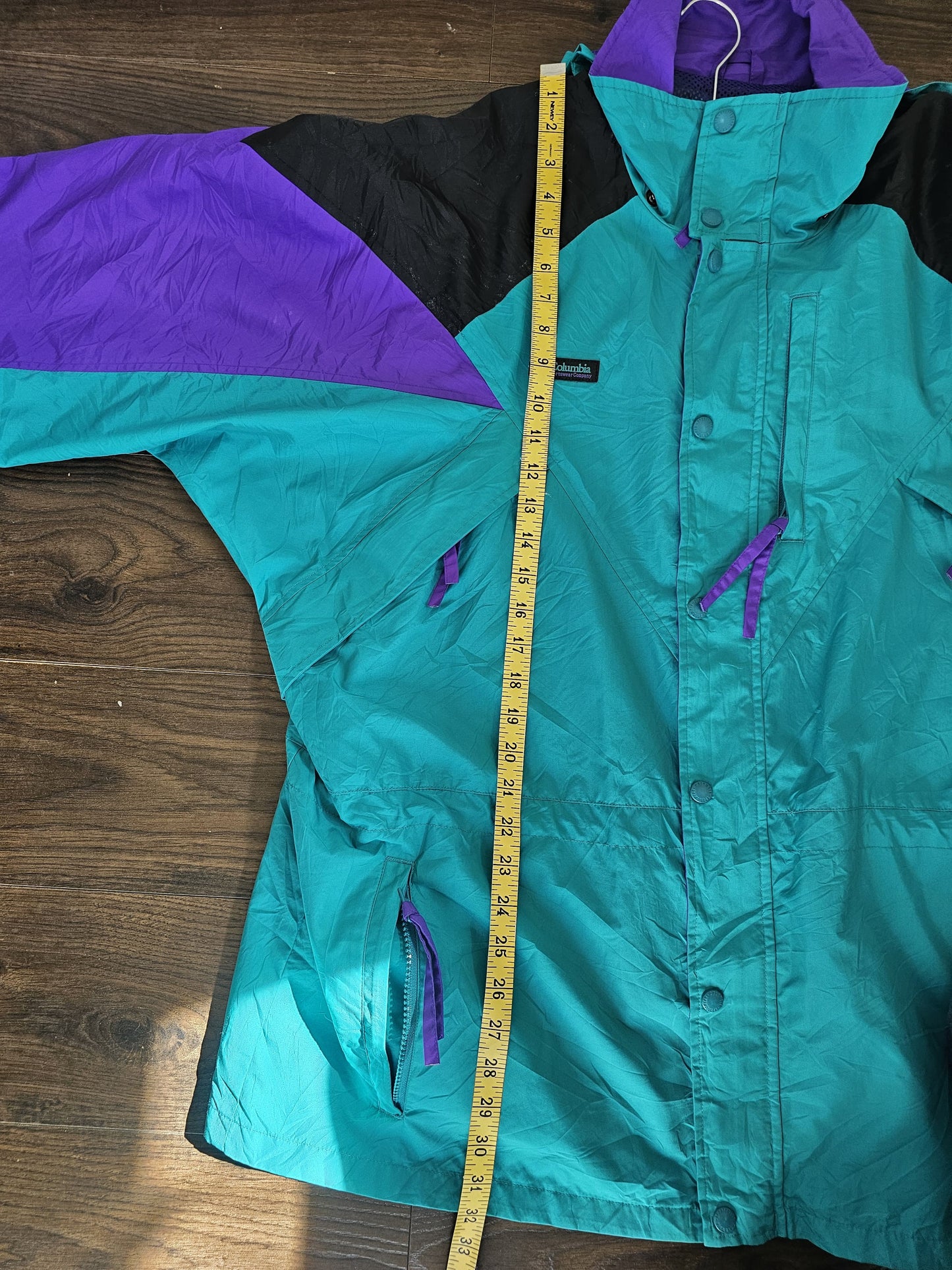 Vintage Columbia Tour De Sport Full Zip Windbreaker Jacket - L/XL - Unisex