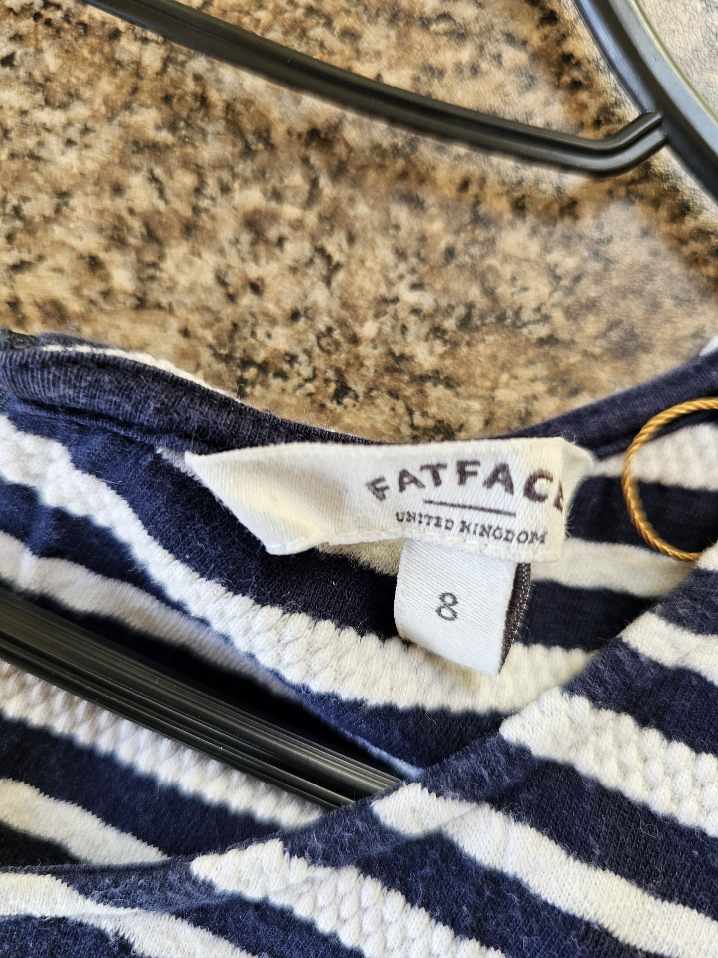 Fat Face Short Sleeved Skater Dress - 8