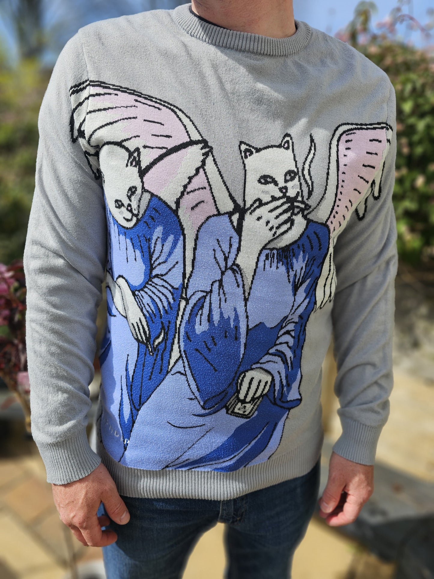 RipnDip Heaven And Hell Knit Sweater Pullover Jumper - L/Large