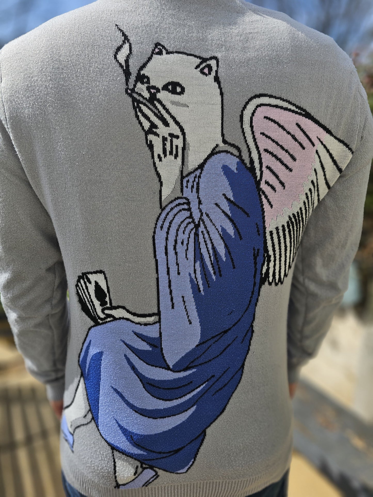 RipnDip Heaven And Hell Knit Sweater Pullover Jumper - L/Large