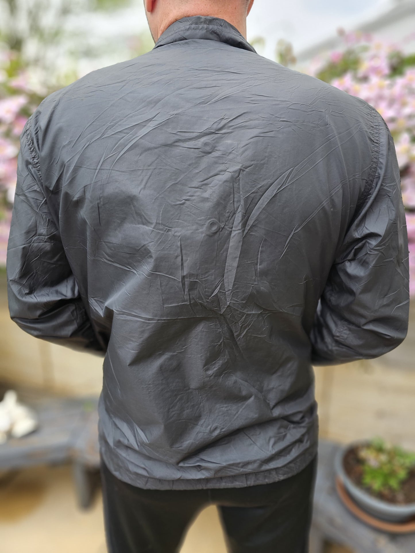 Vintage Levi's Black Button Up Coach Jacket - S/Small M/Medium