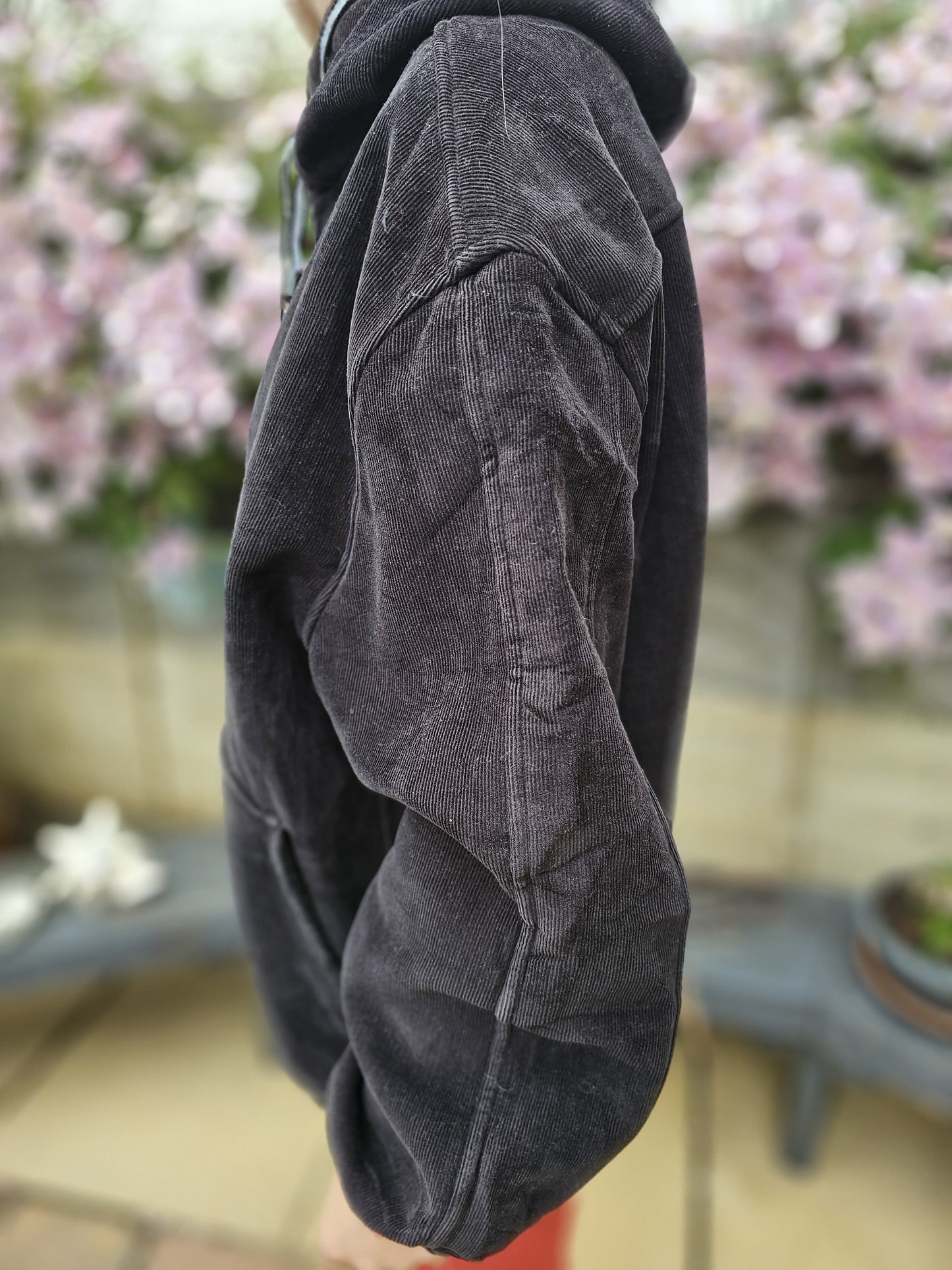 Levi's Unisex Corduroy Hoodie Jack In Black - M/Medium