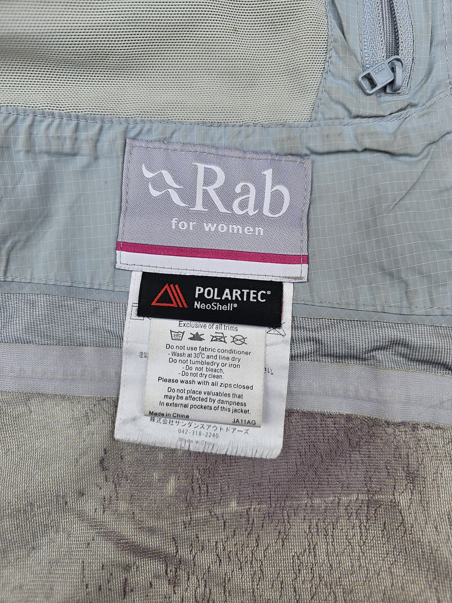 Rab Womens Polartec Stretch Neo Jacket Hiking Jacket/Coat - UK 10