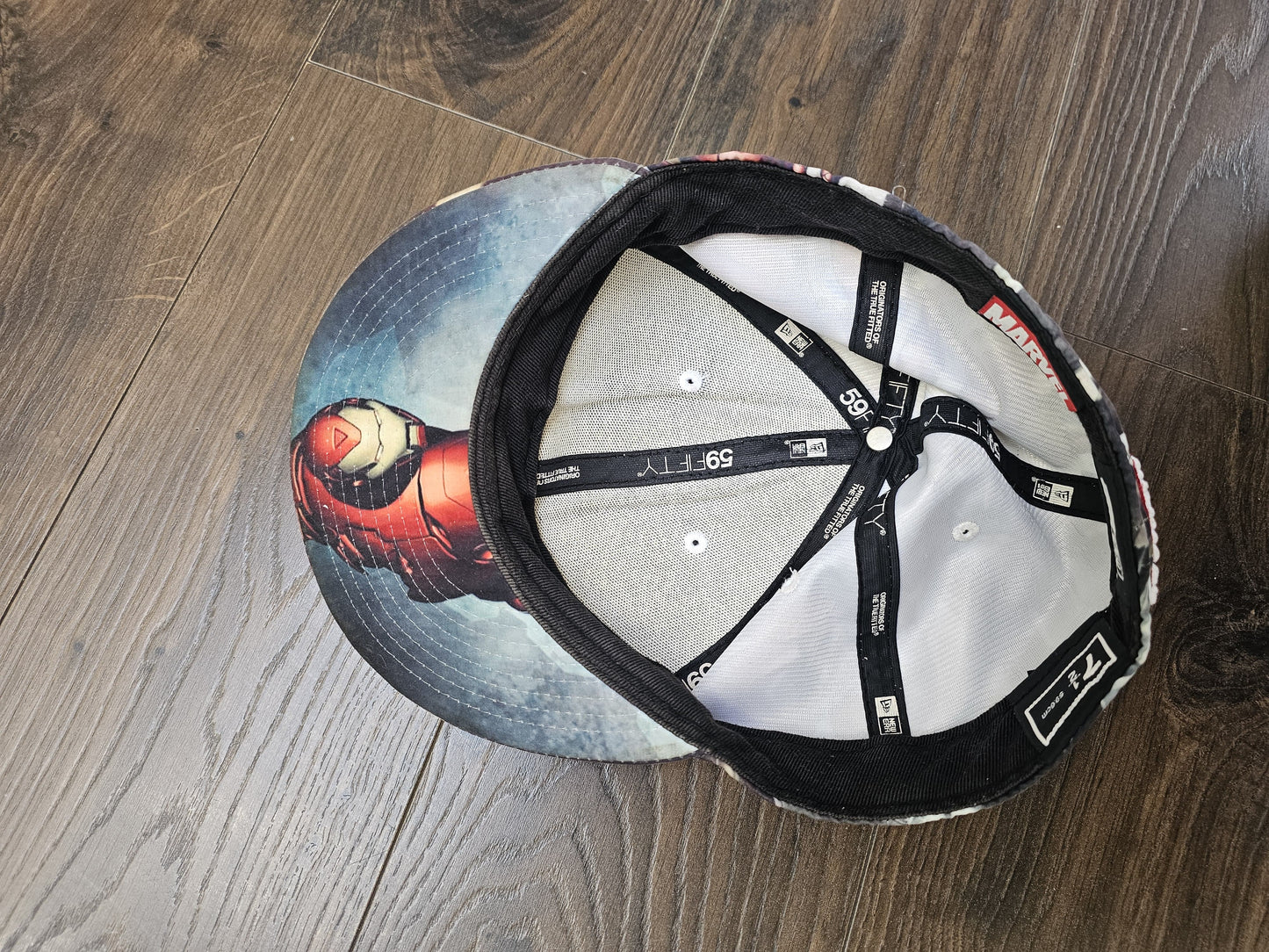 Awesome Rare New Era Iron Man Snap Back Hat Cap - 7.5 Adjustable