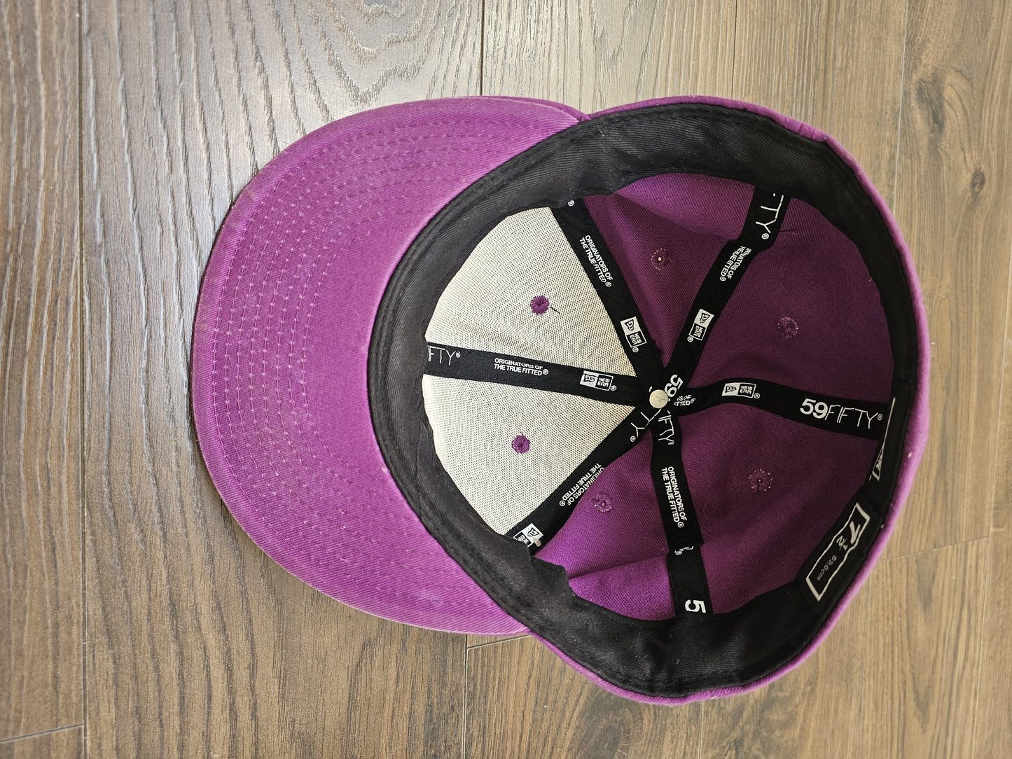 New Era Purple Snap Back Cap Hat 7.5 Adjustable - Unisex