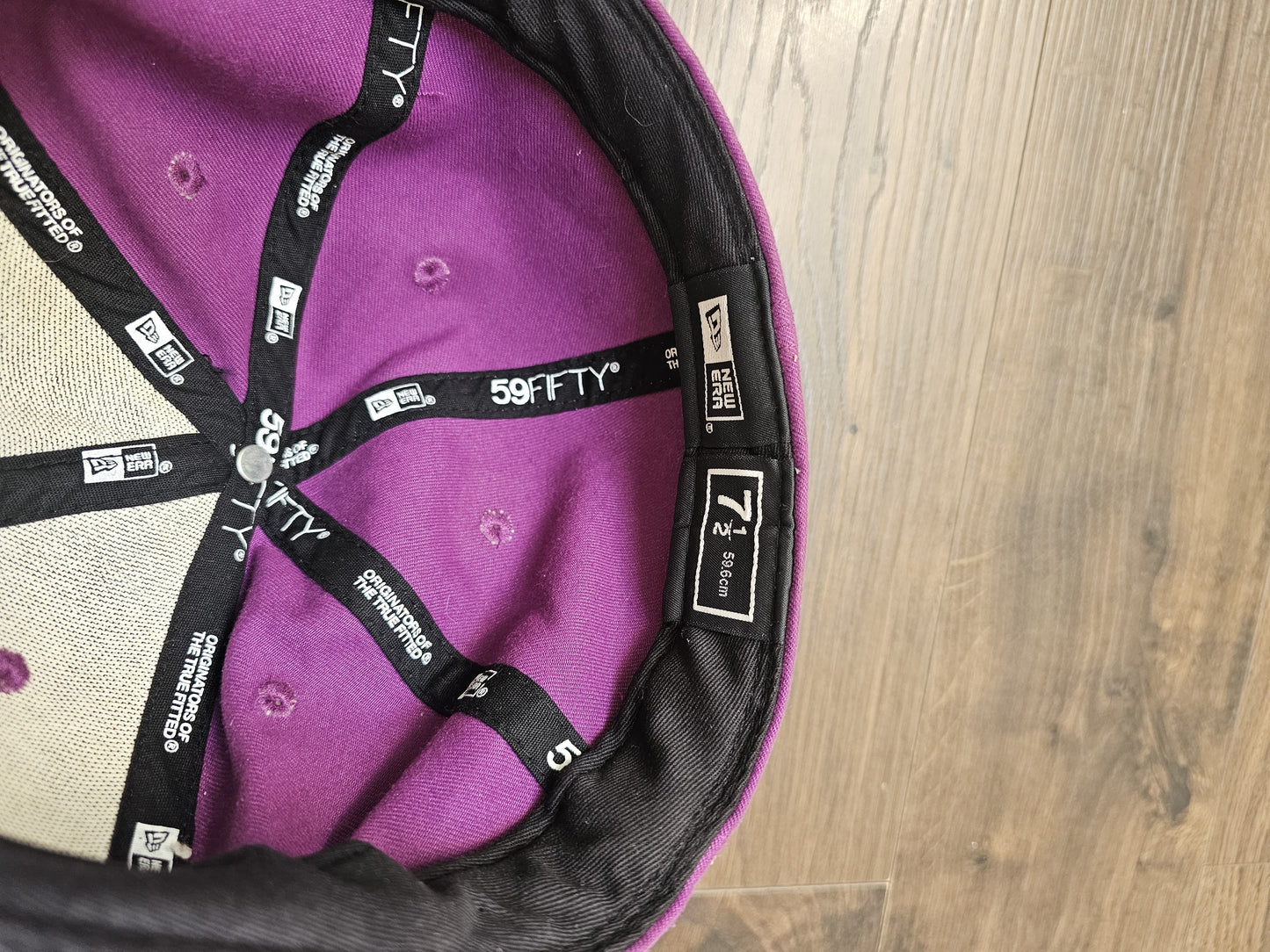 New Era Purple Snap Back Cap Hat 7.5 Adjustable - Unisex