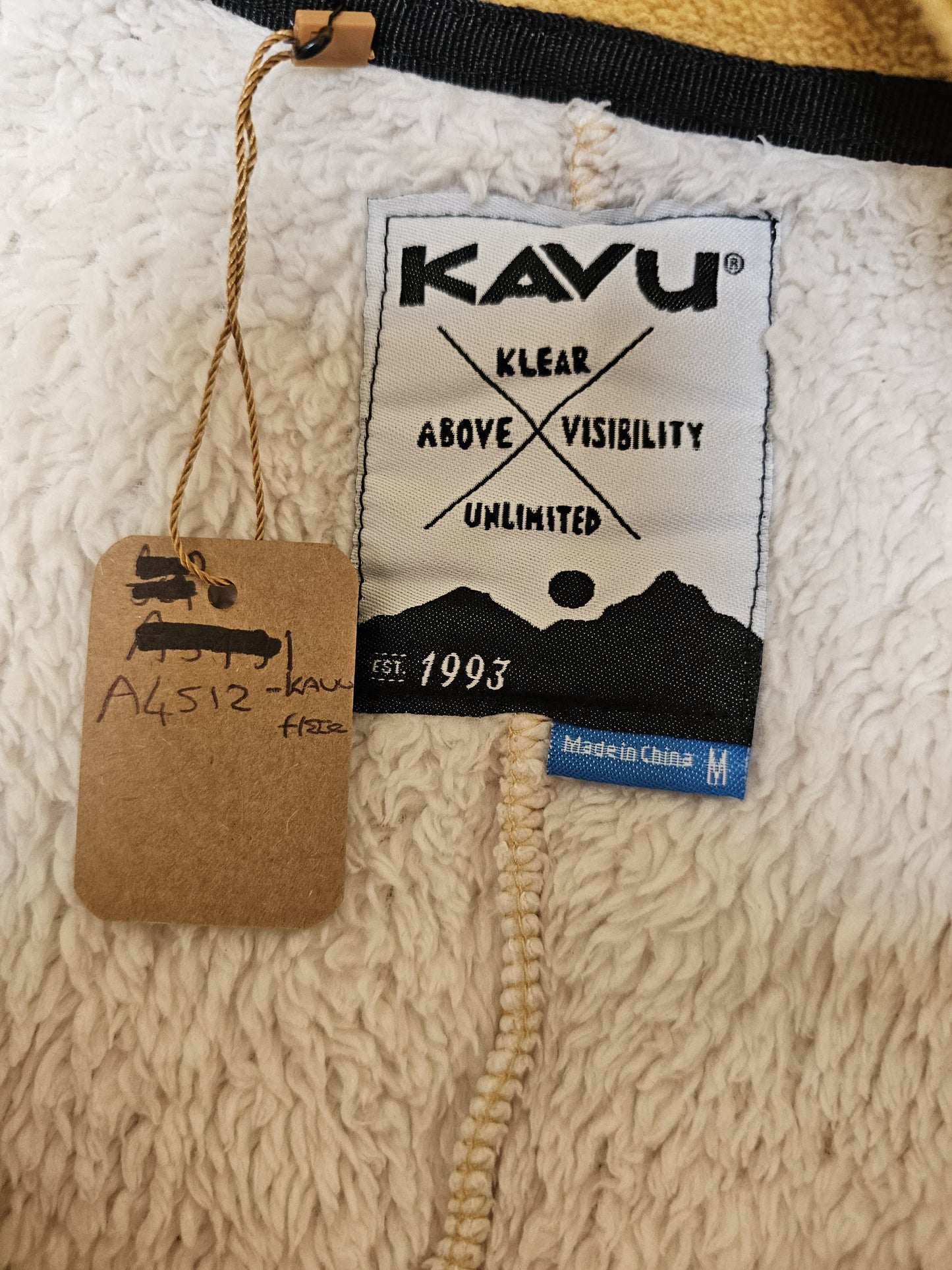 Kavu Womens Timber Lane Half Zip Fleece Pullover Jumper - M/Medium