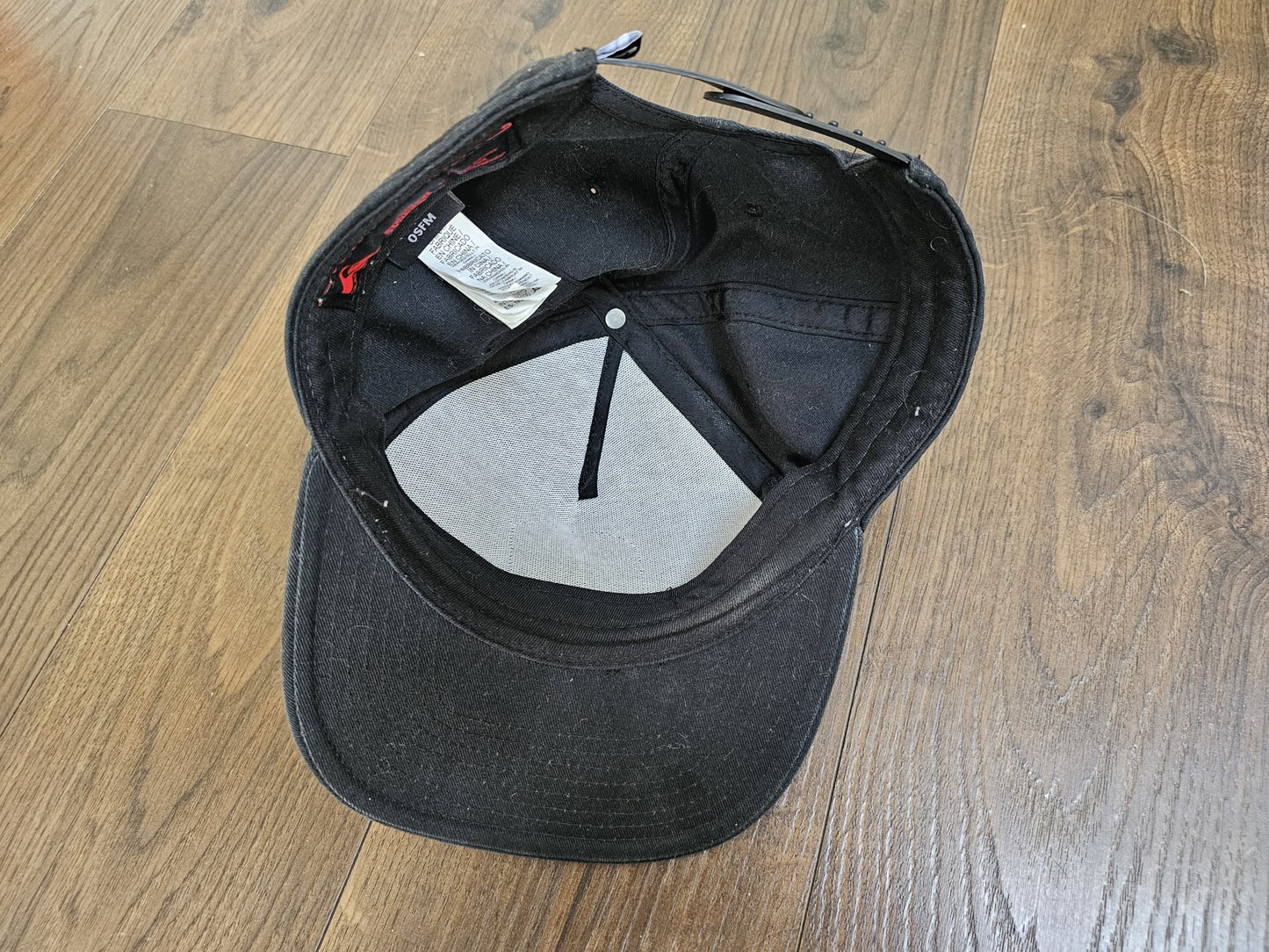 Quiksilver X Stranger Unisex Things Collab Snap Back Hat In Black - Adjustable