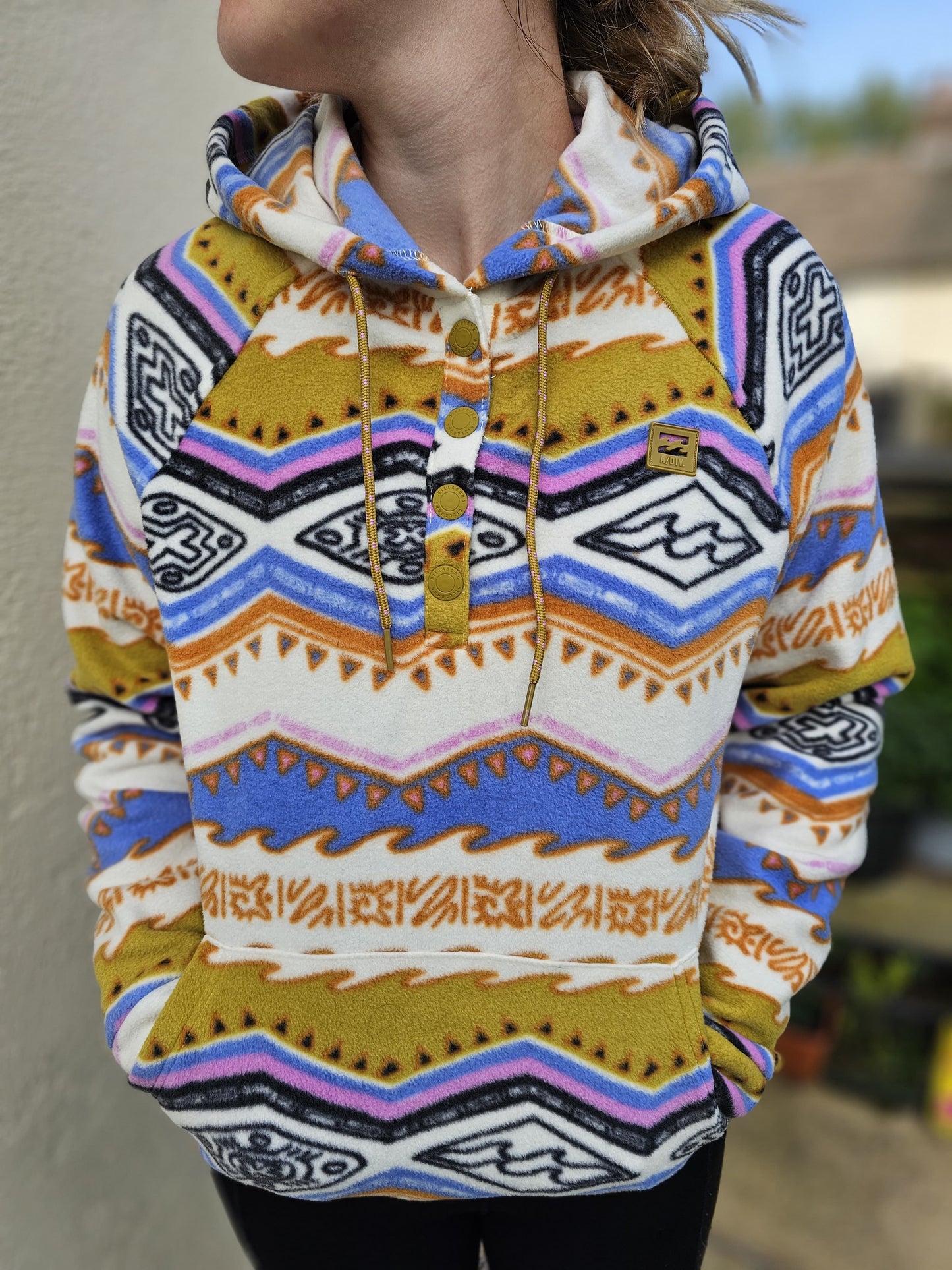 Billabong Go Outdoors Adventure Division Fleece Pullover Hoodie - L/Large