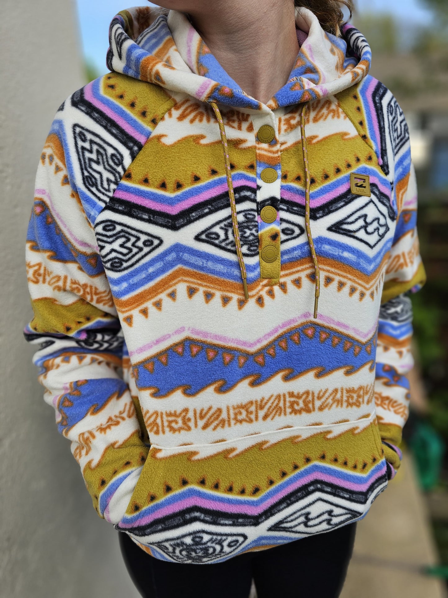 Billabong Go Outdoors Adventure Division Fleece Pullover Hoodie - L/Large