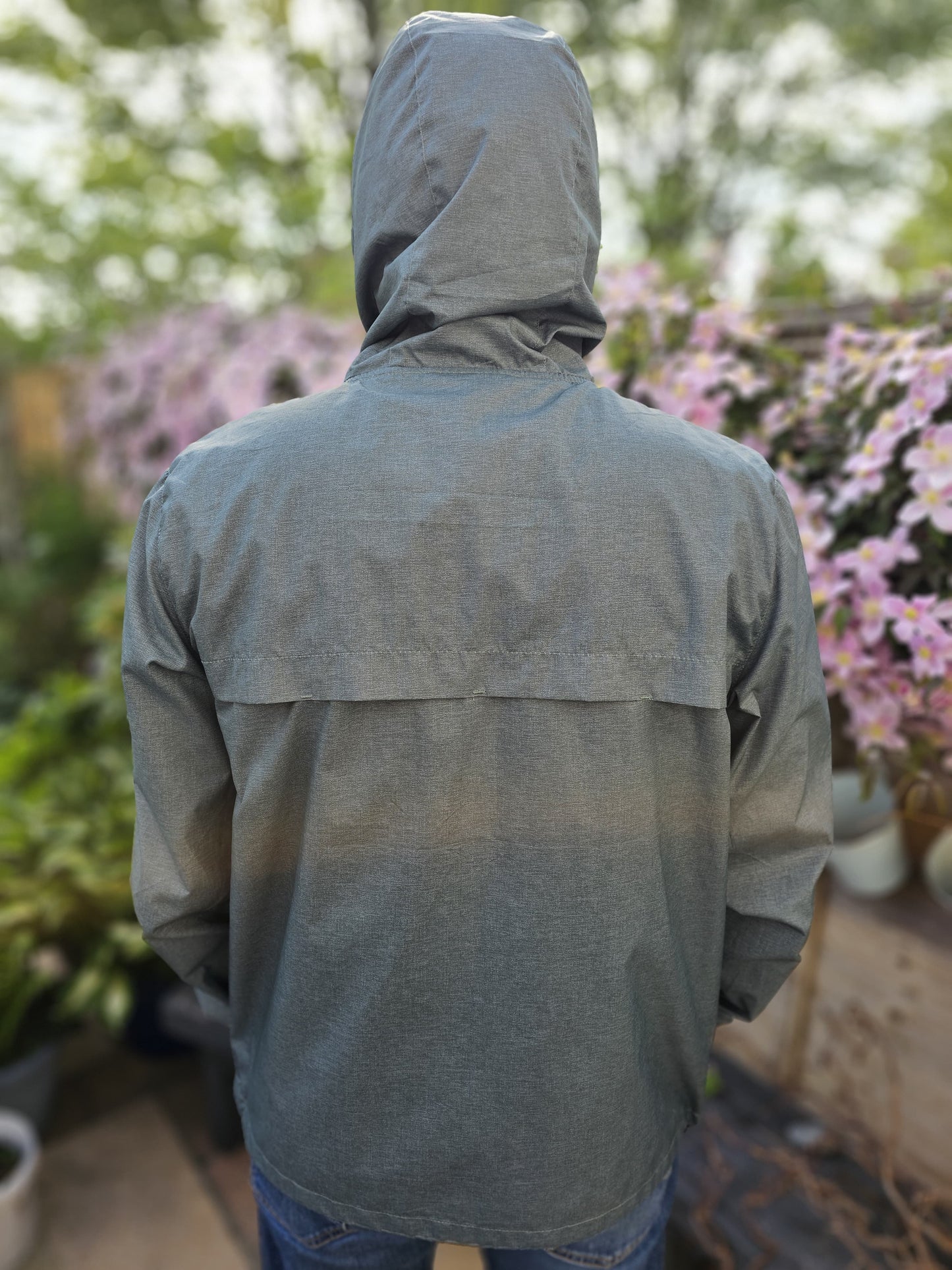 Awesome Billabong Full Zip Hooded Windbreaker Style Jacket - XL/Extra Large
