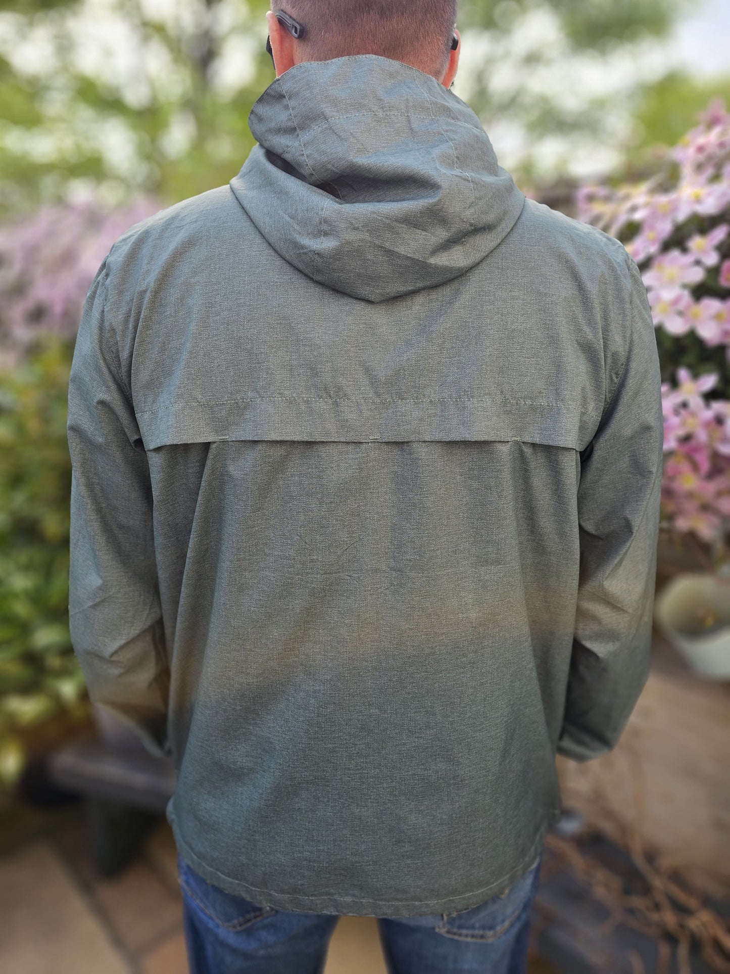 Awesome Billabong Full Zip Hooded Windbreaker Style Jacket - XL/Extra Large
