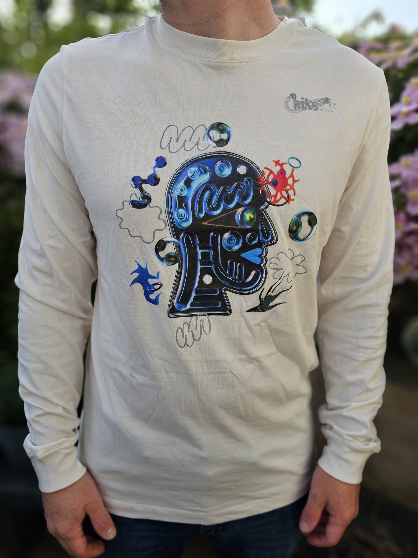 Nike Air Long Sleeve Printed Graphic T-Shirt New WIth Tags - L/Large