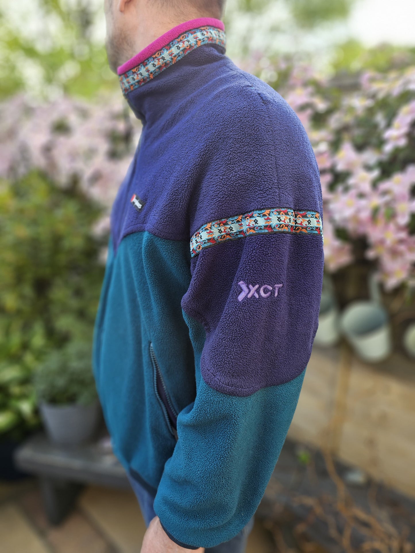 Stunning Berghaus Vintage 90's XCT Fleece Jacket Full Zip - L/Large - Unisex