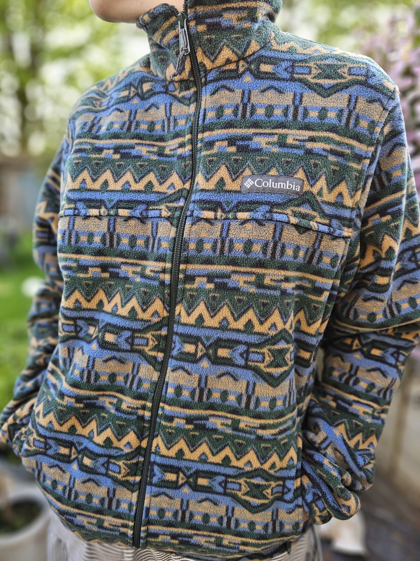 Columbia Unisex Aztec Full Zip Fleece Jacket - S/Small