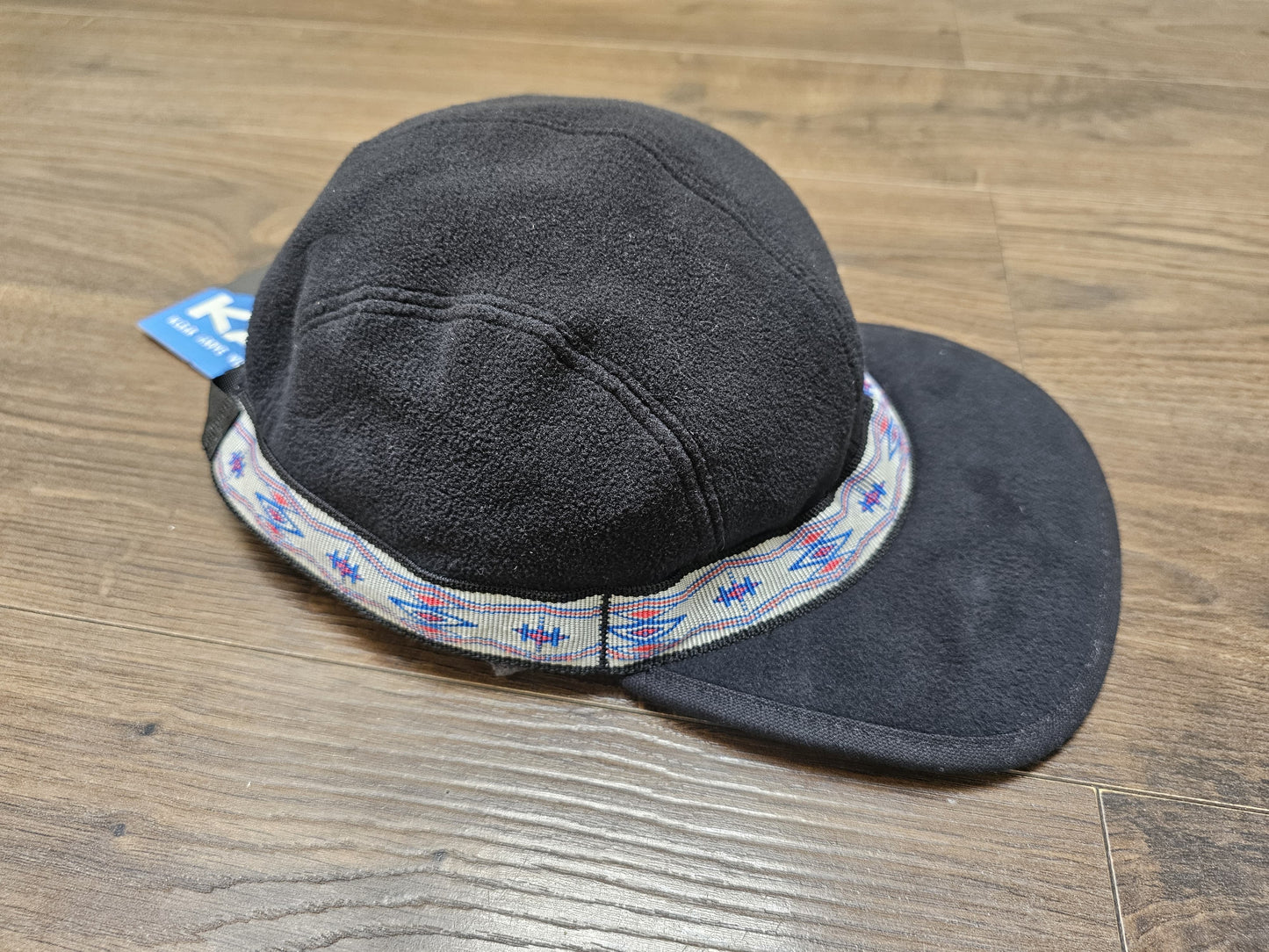 KAVU Aztec Geo Fleece Strap Cap/Hat - One Size/M/Medium