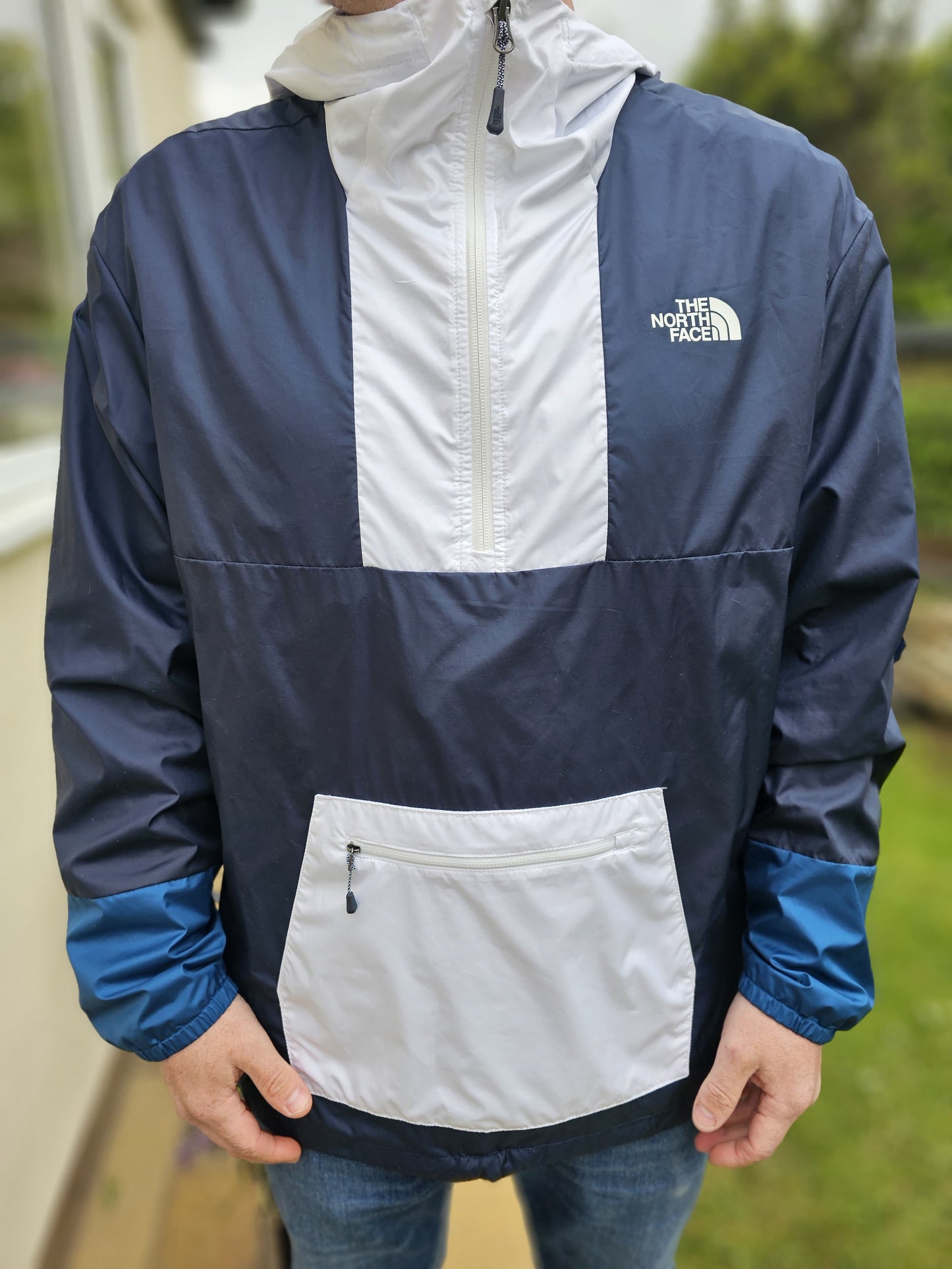 The North Face Windwall Hooded Pullover Windbreaker Jacket - XL/Extra Large