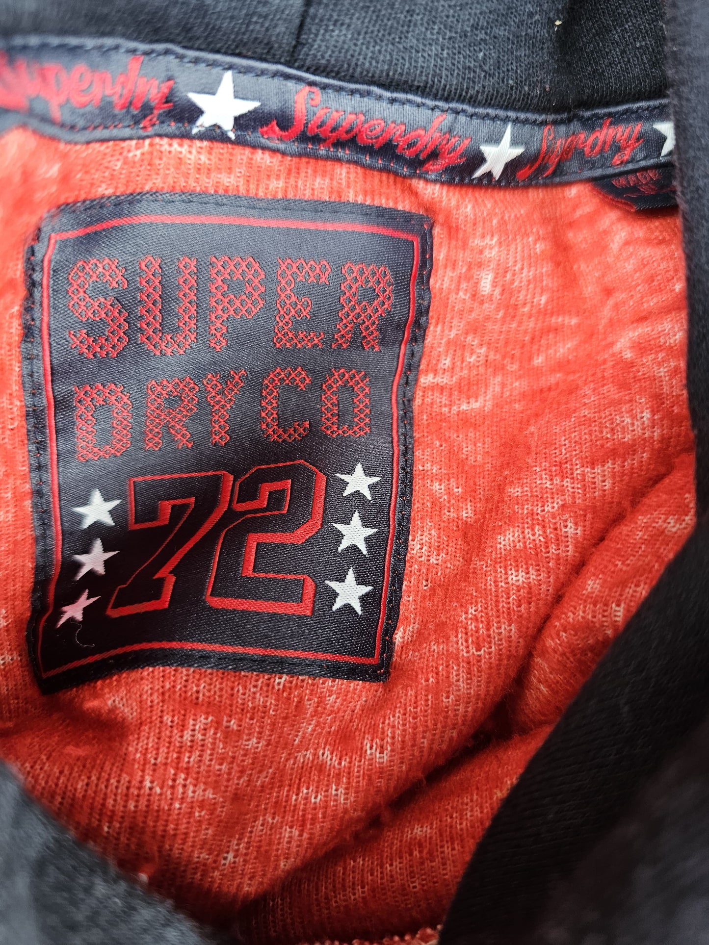 Superdry Vintage Style Unisex Sherpa Fleece Pullover Hoodie Jumper - M/L Medium/Large