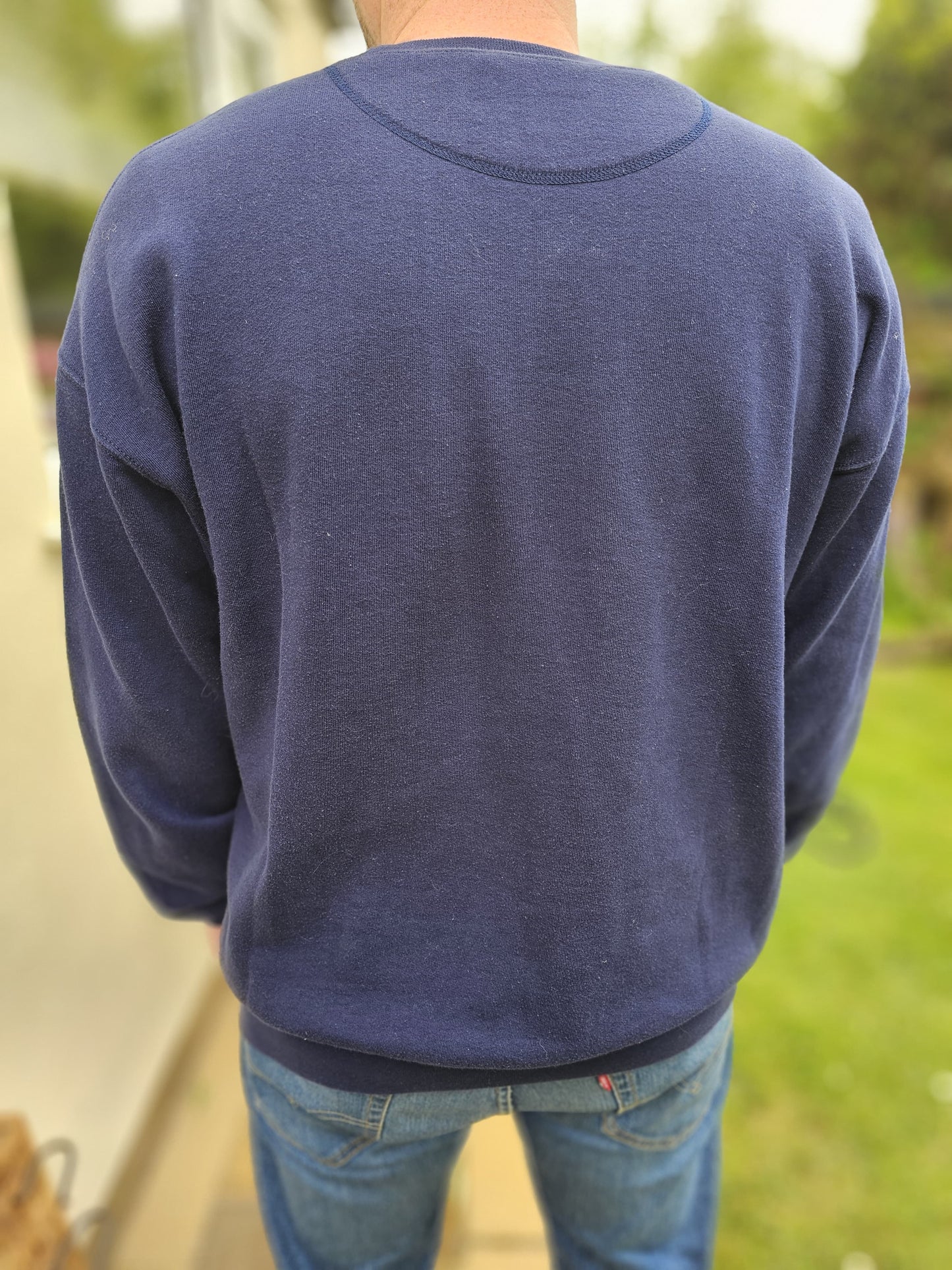 Retro Mcewans X Currie RFC Navy Pullover Sweatshirt/Jumper - XL/Extra Large