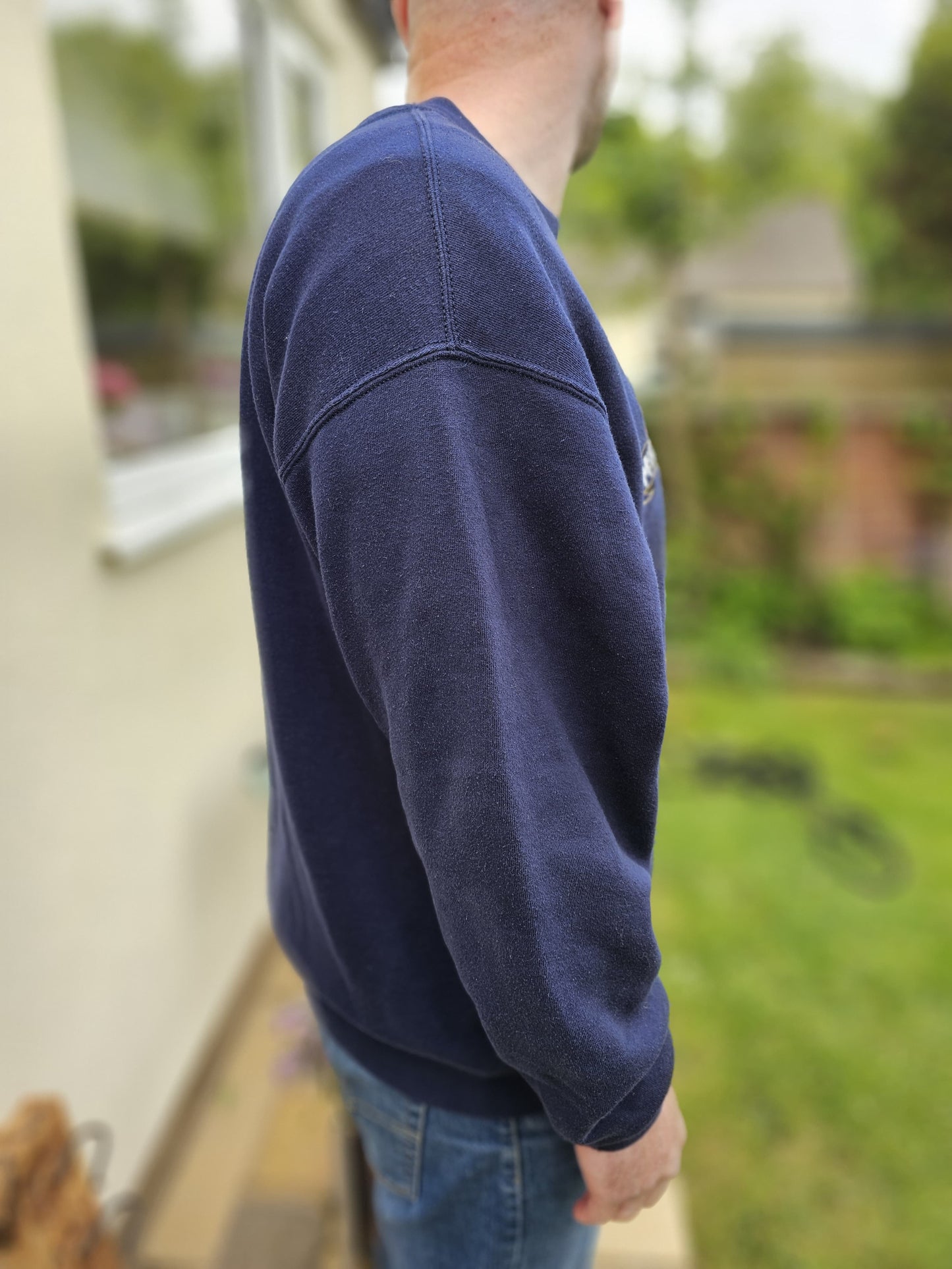 Retro Mcewans X Currie RFC Navy Pullover Sweatshirt/Jumper - XL/Extra Large