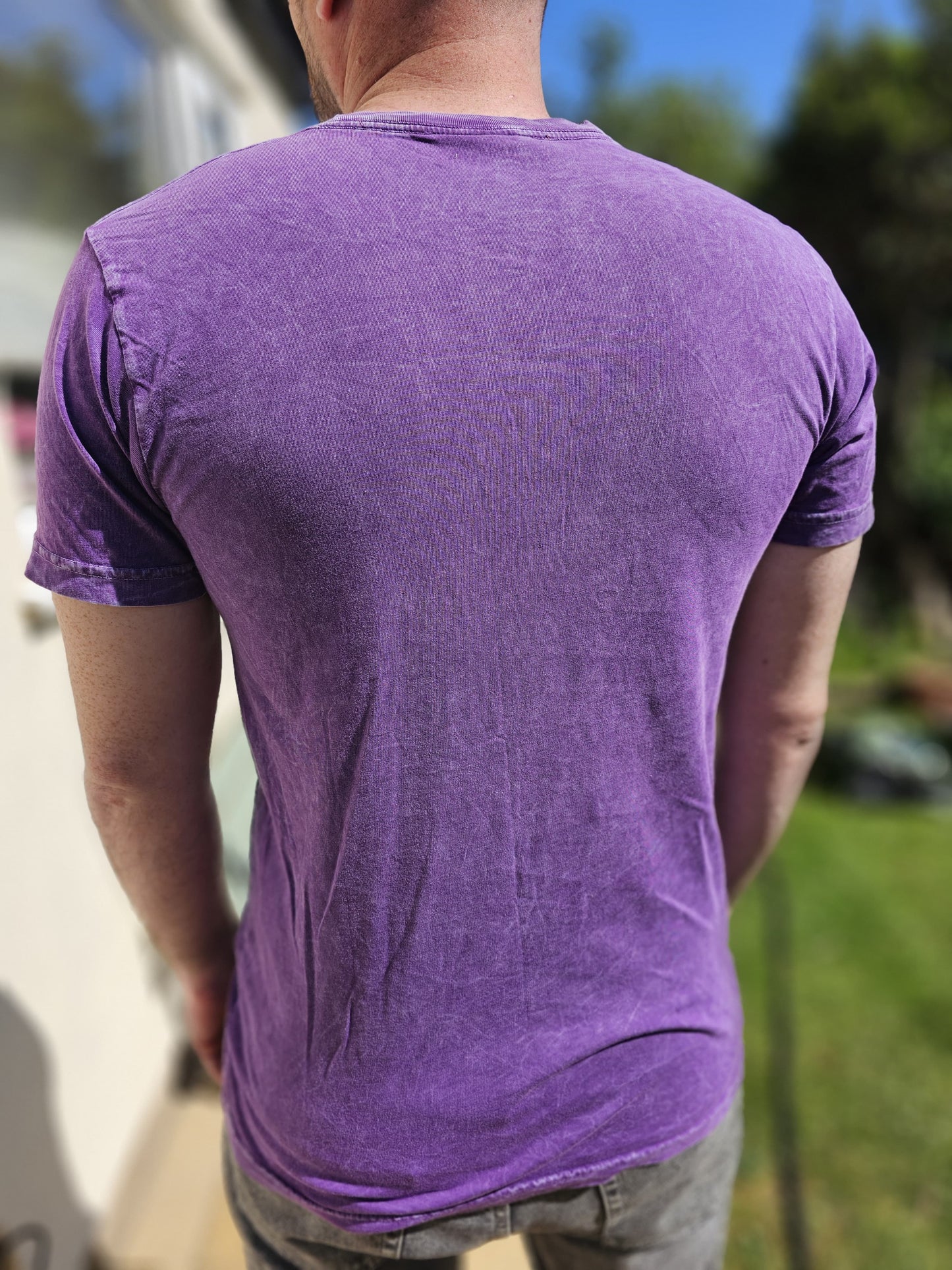 Ripndip Purple Unisex Short Sleeve Print Pocket T-Shirt - M/Medium