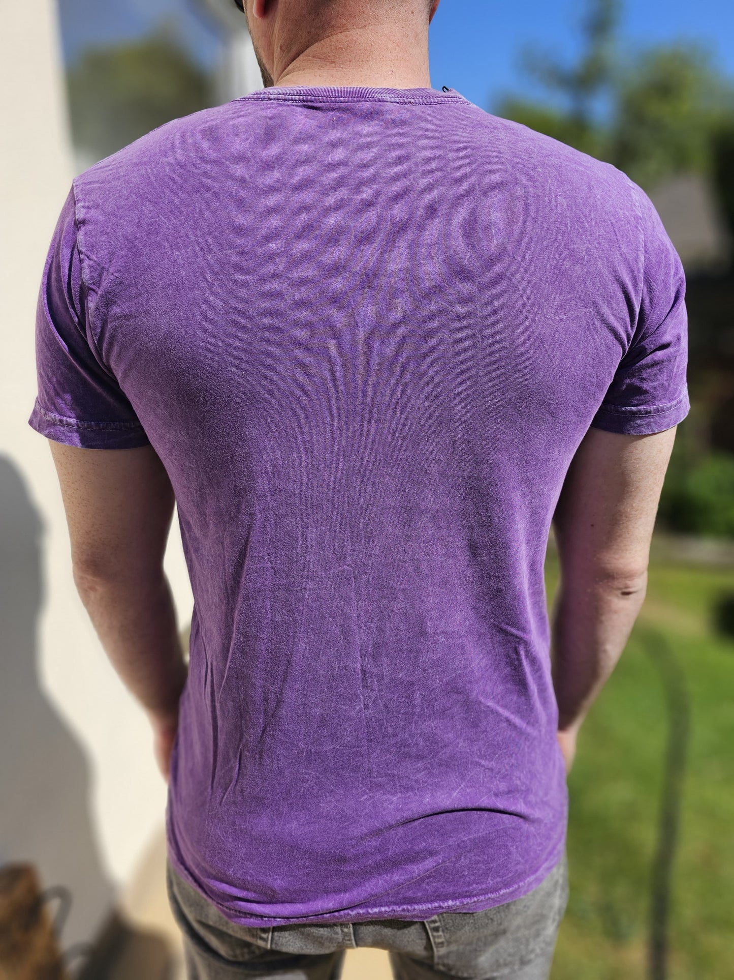 Ripndip Purple Unisex Short Sleeve Print Pocket T-Shirt - M/Medium