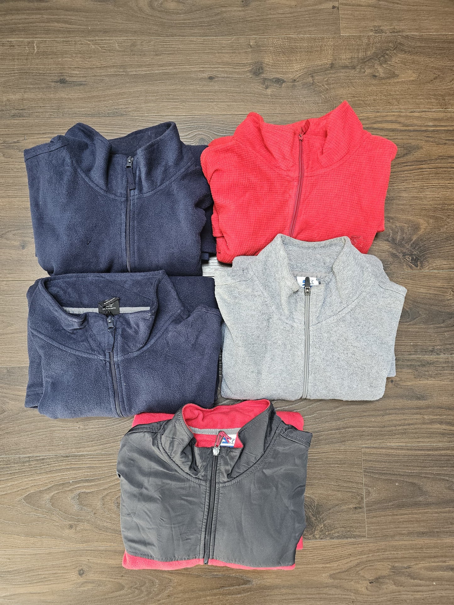 Re-Seller Bundle: 5 Starter Fleece Jumpers/Jacket - Xl/Extra Large