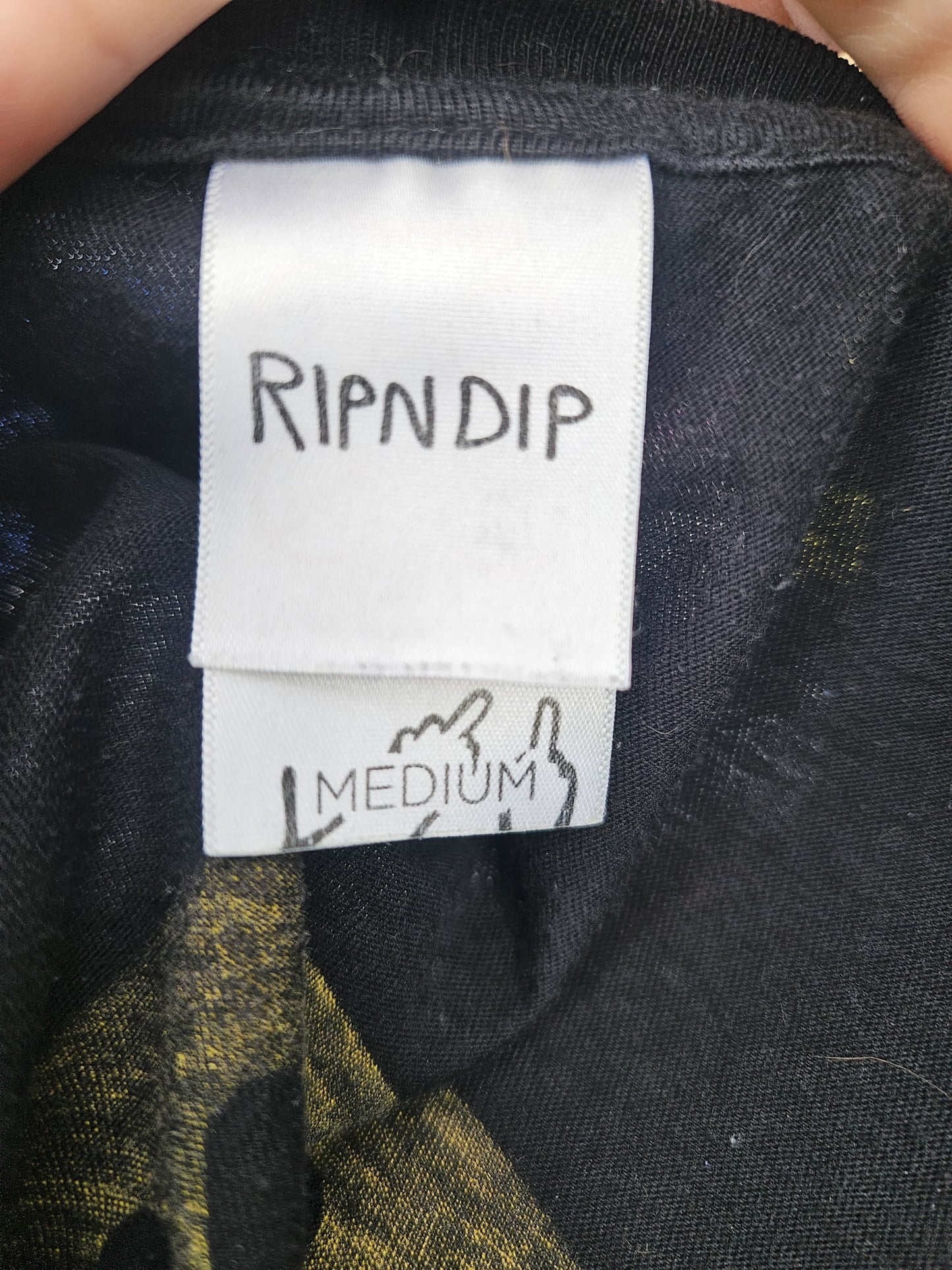 Ripndip Black Short Sleeve Must Be Nice Melon Print T-Shirt - M/Medium