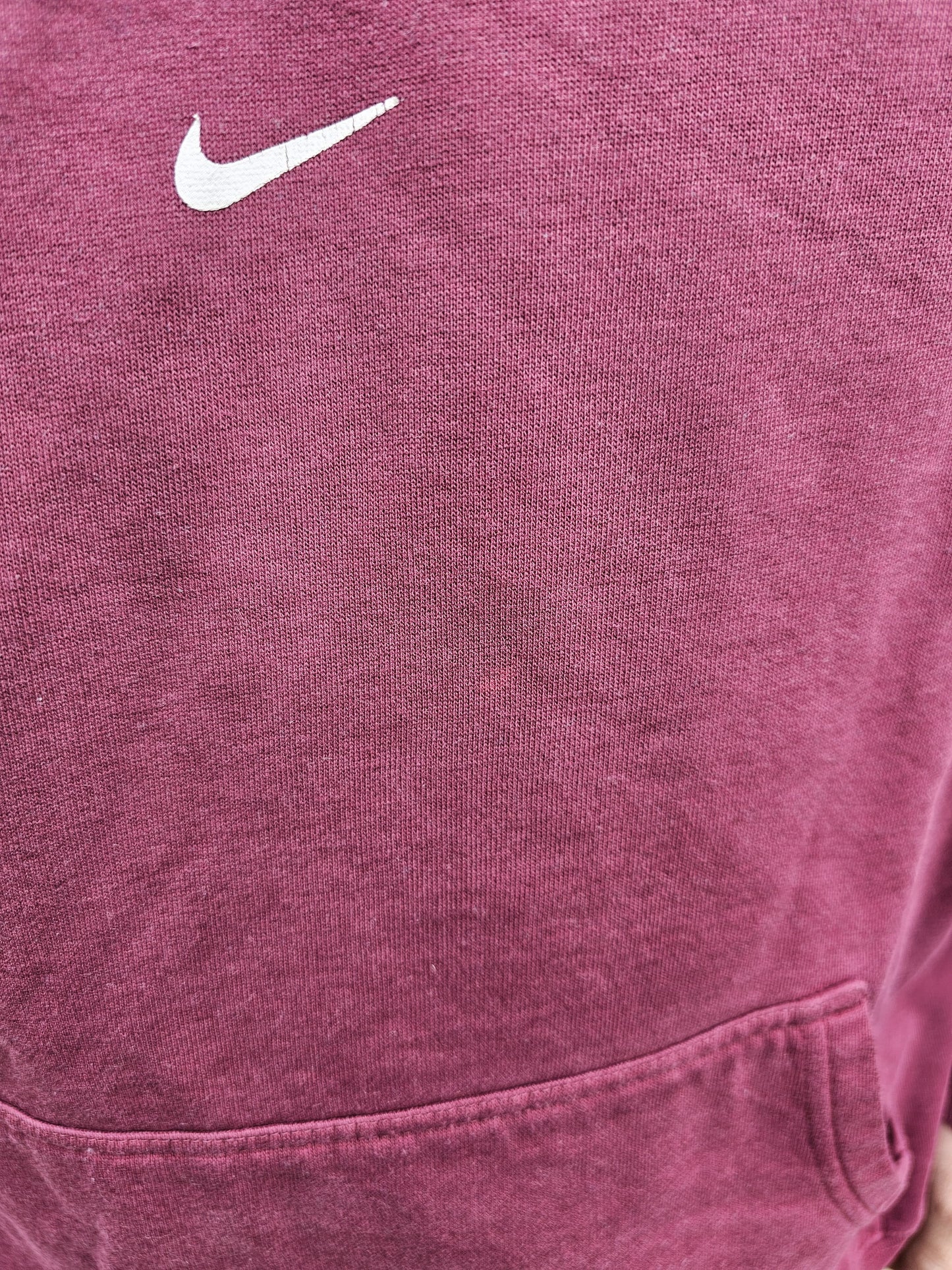 Vintage Nike Team Athletic Y2K 2000's Montana Burgundy Hoodie - XXL/Extra Extra Large - Unisex