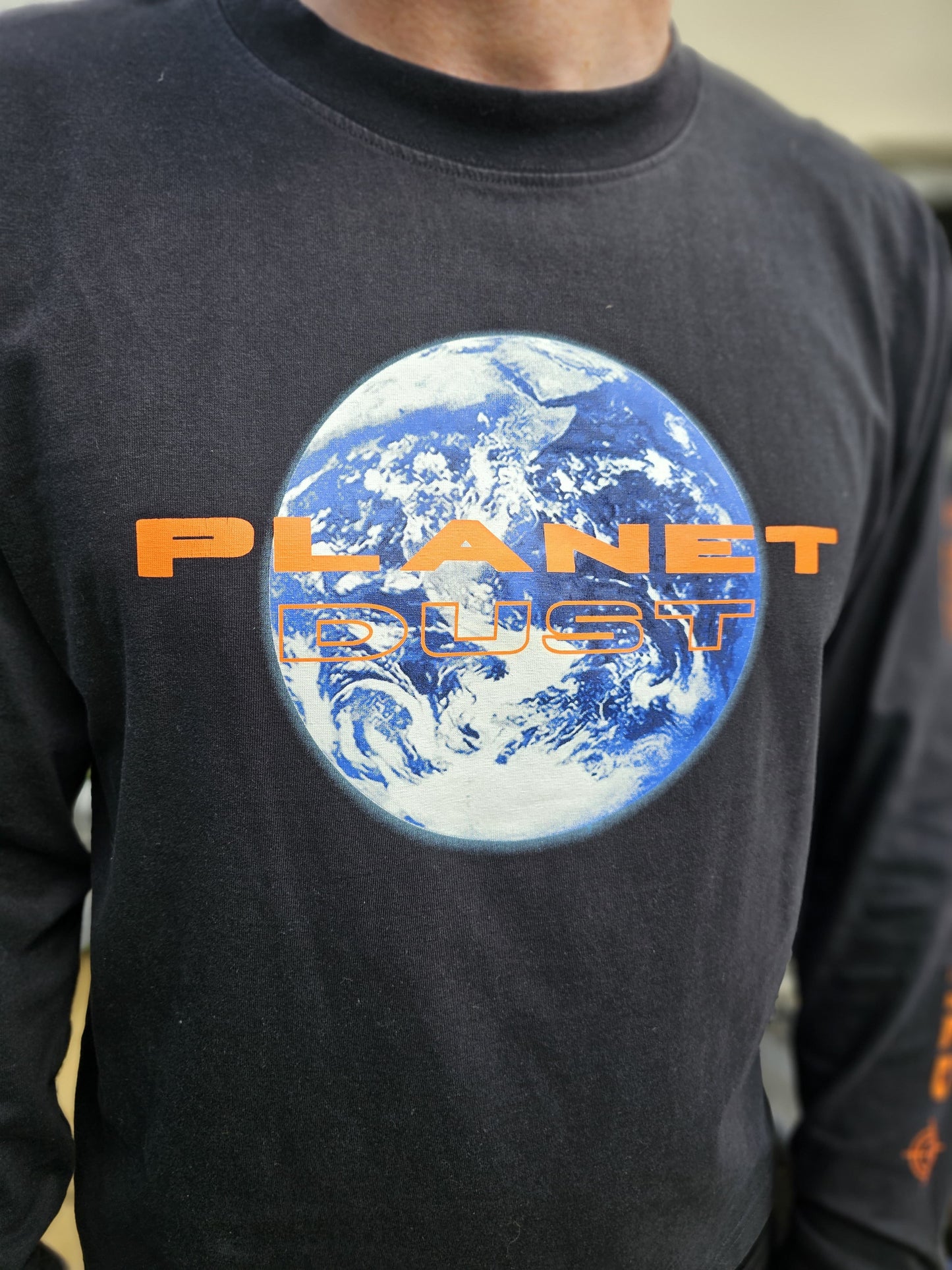 Wasted Paris Planet Dust Black Long Sleeve Streetwear T-Shirt - M/Medium